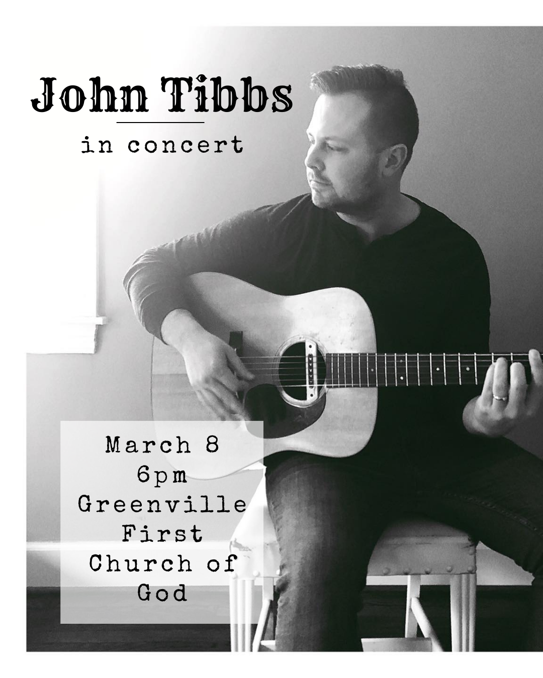 John Tibbs Concert