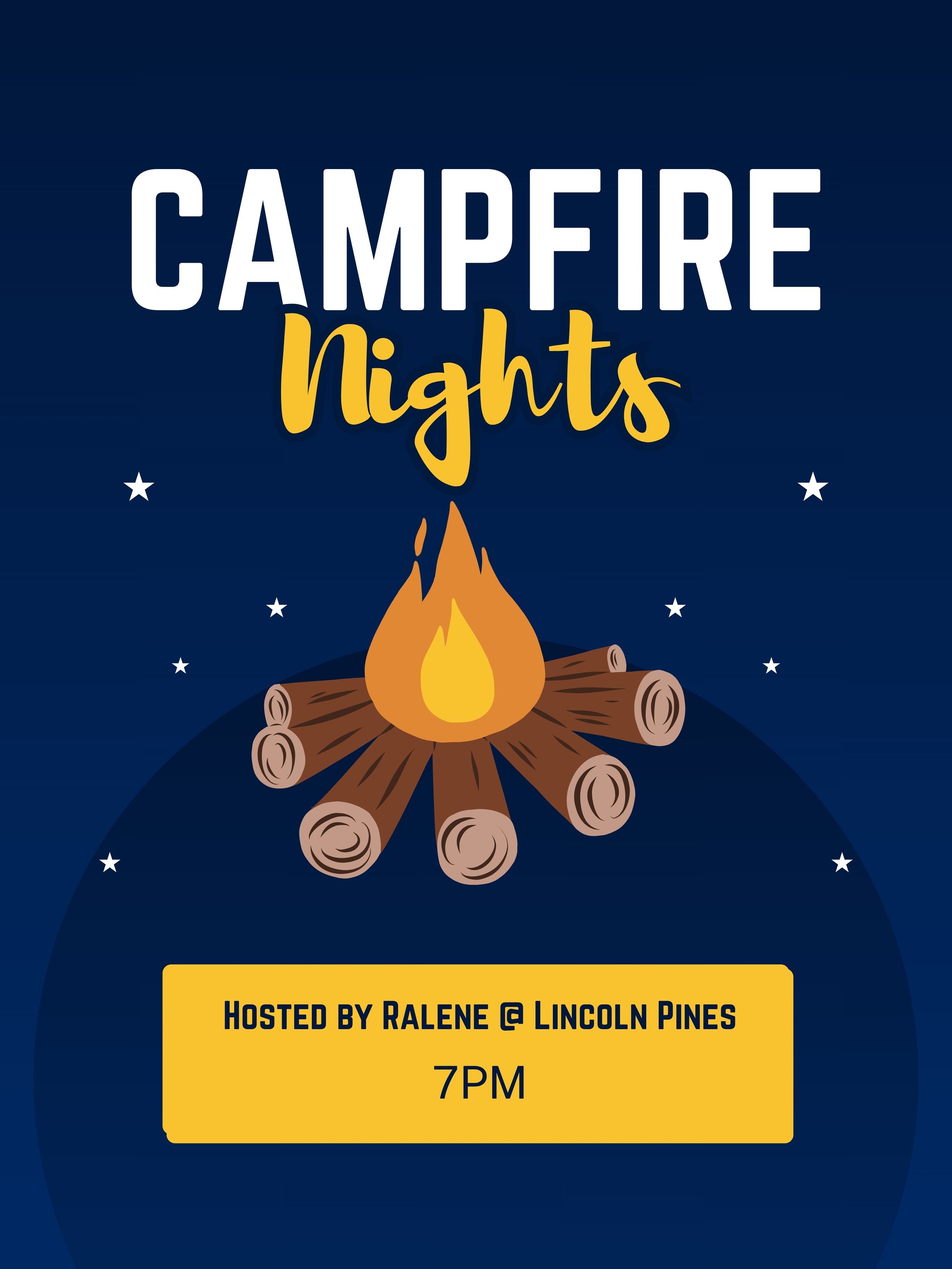 Campfire Nights with Ralene @Lincoln Pines
