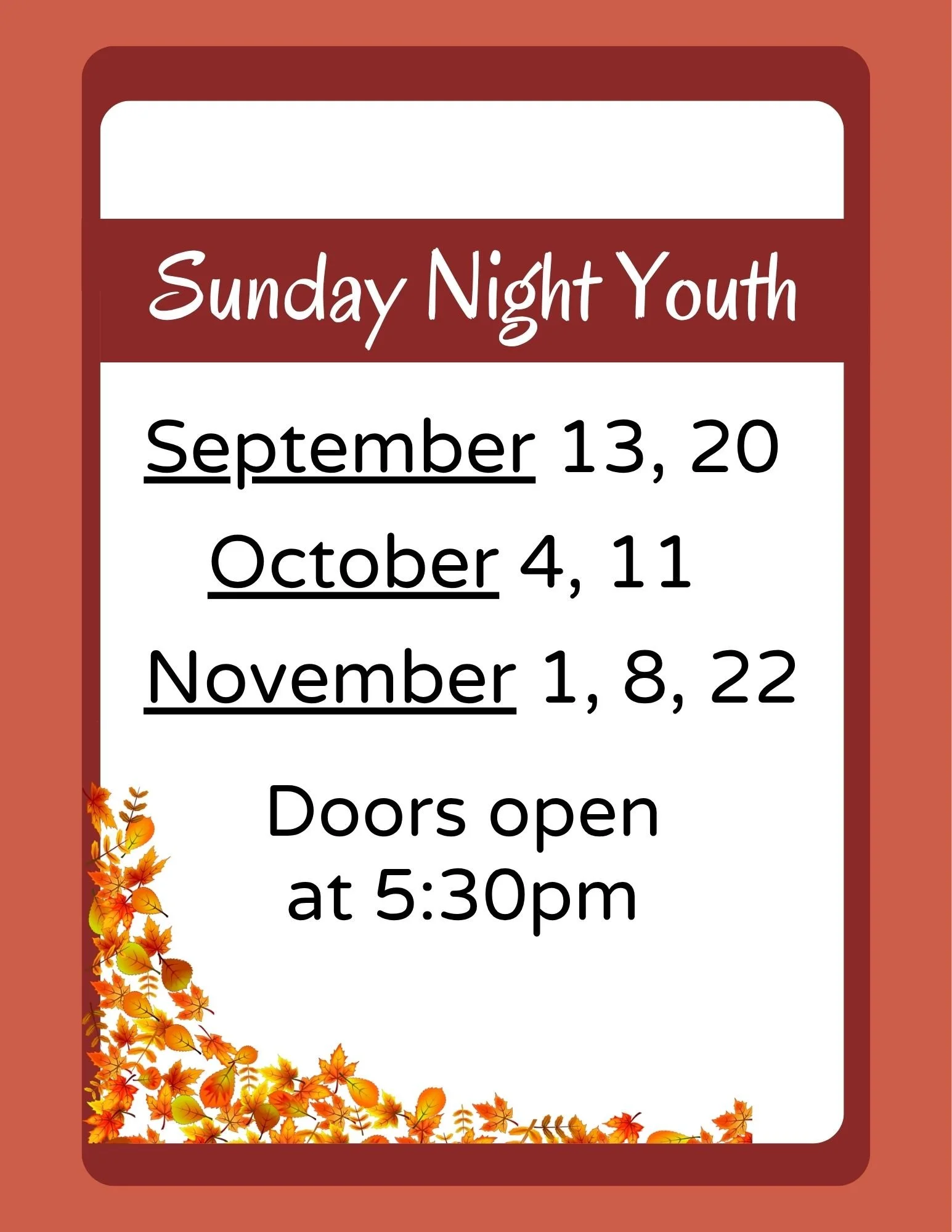 Sunday Night Youth