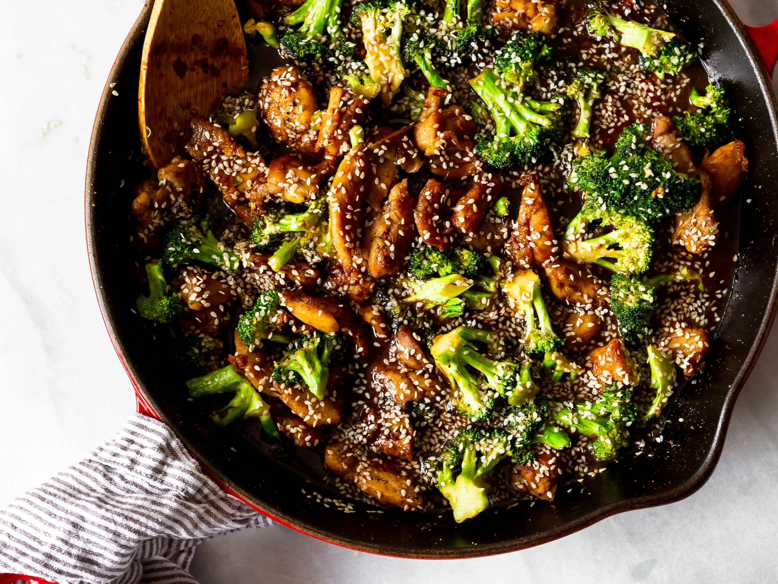 One Pan Paleo Chinese Chicken and Broccoli