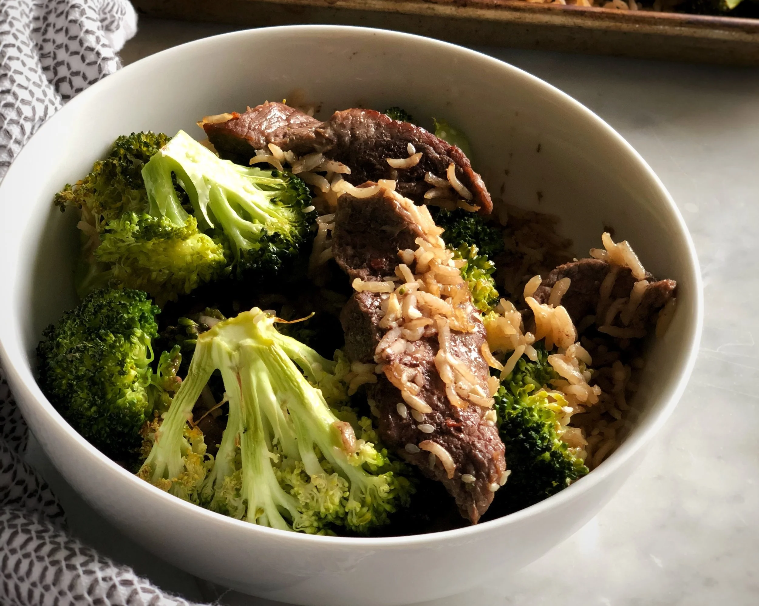 Sheet Pan Beef and Broccoli