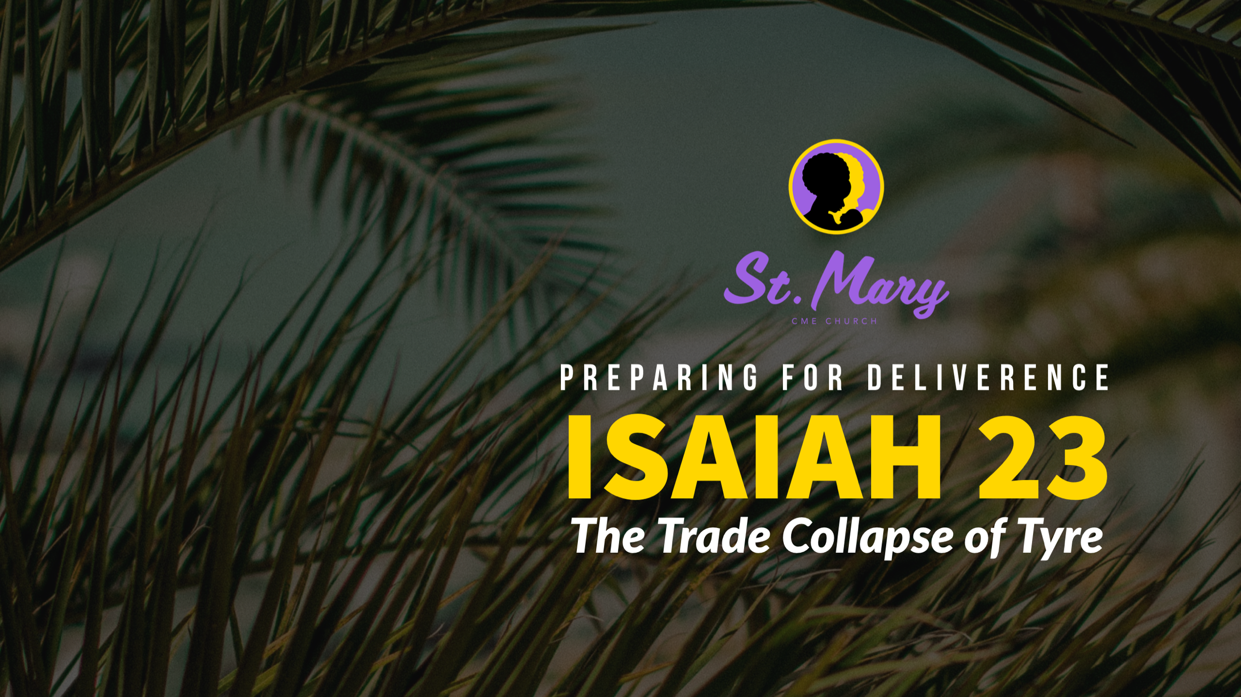 Preparing for Deliverance