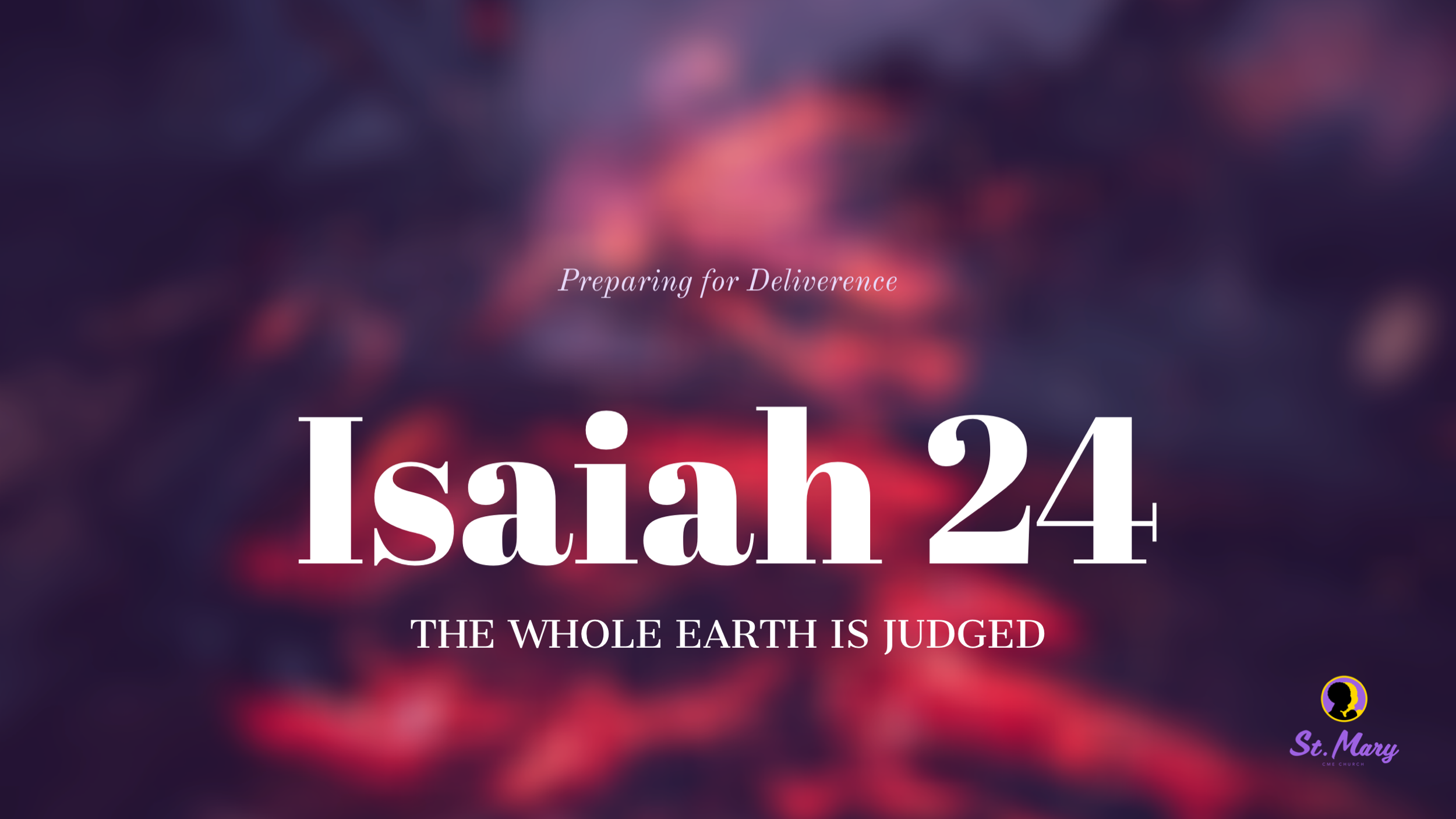 Preparing for Deliverance