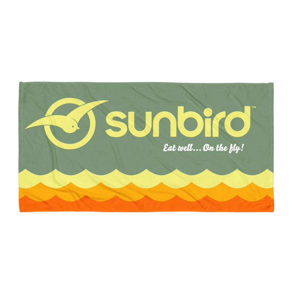 'Food Truck' Quick-Dry Beach Towel