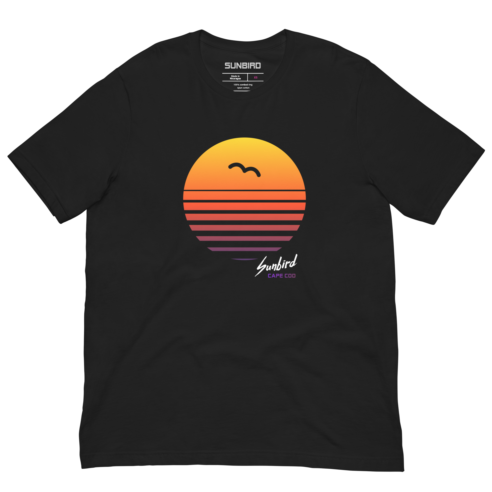 'Cybersun' Tee - Vintage Black