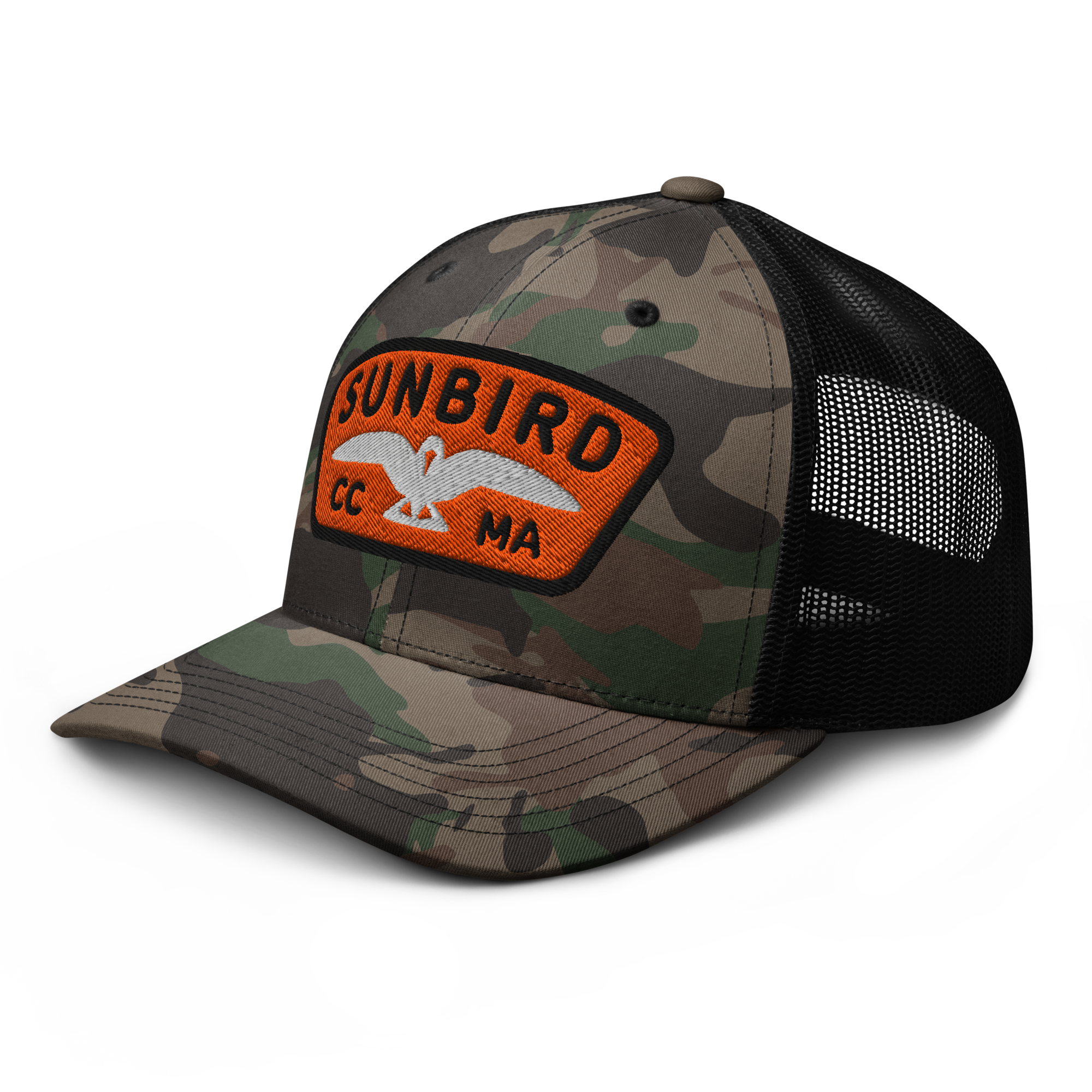 'Stormer' Black Camo Trucker
