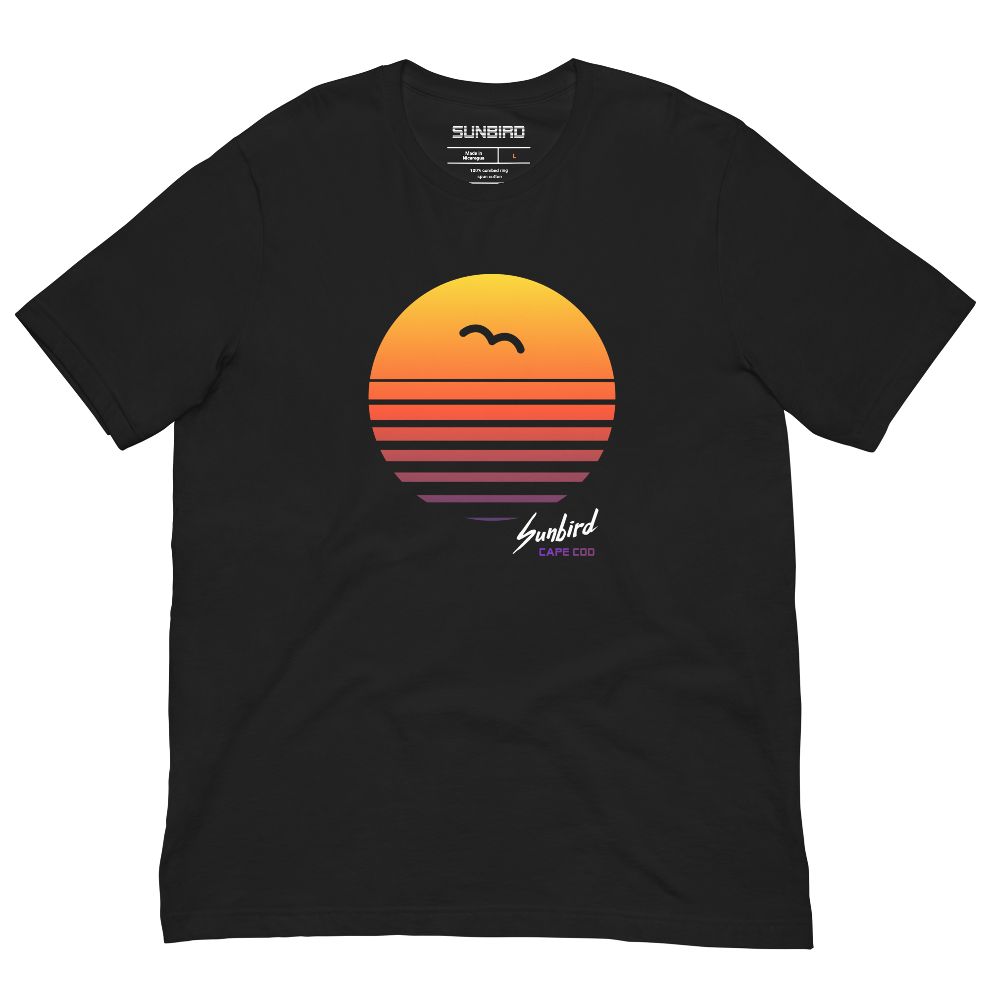 'Cybersun' Tee - Vintage Black