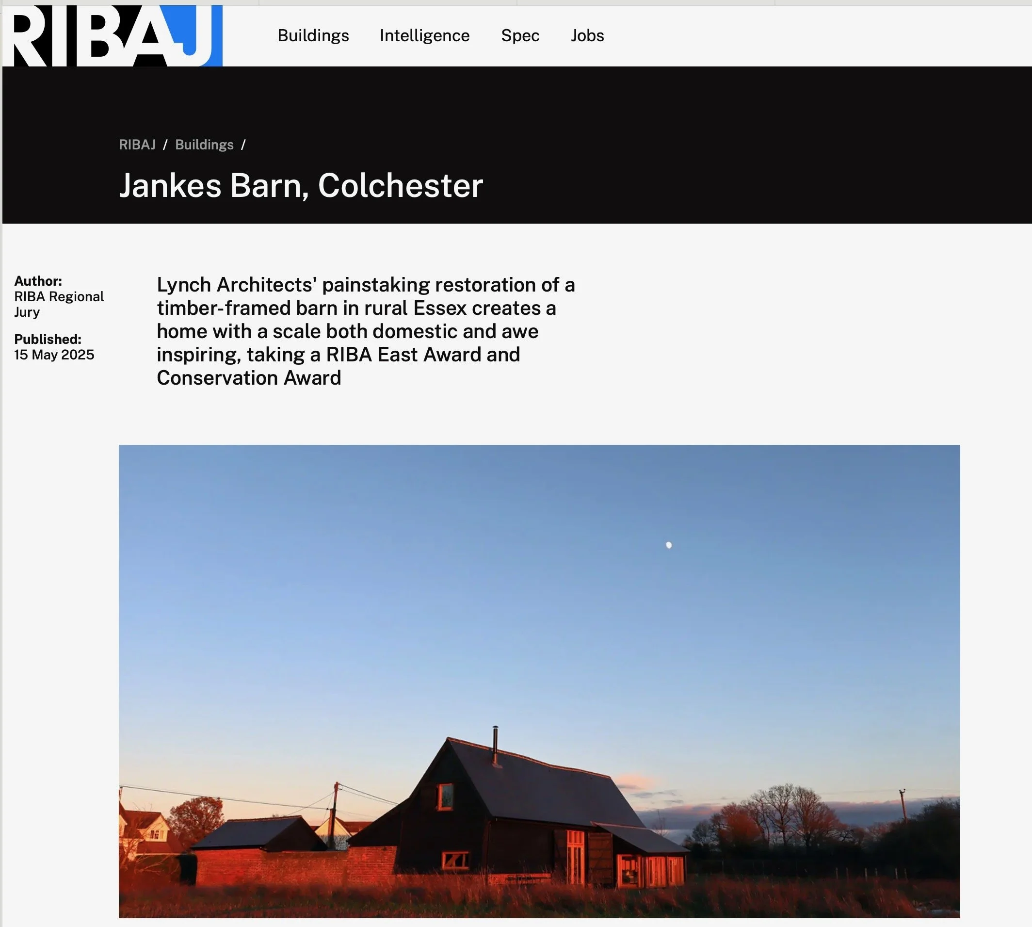 RIBA Journal, May 2025