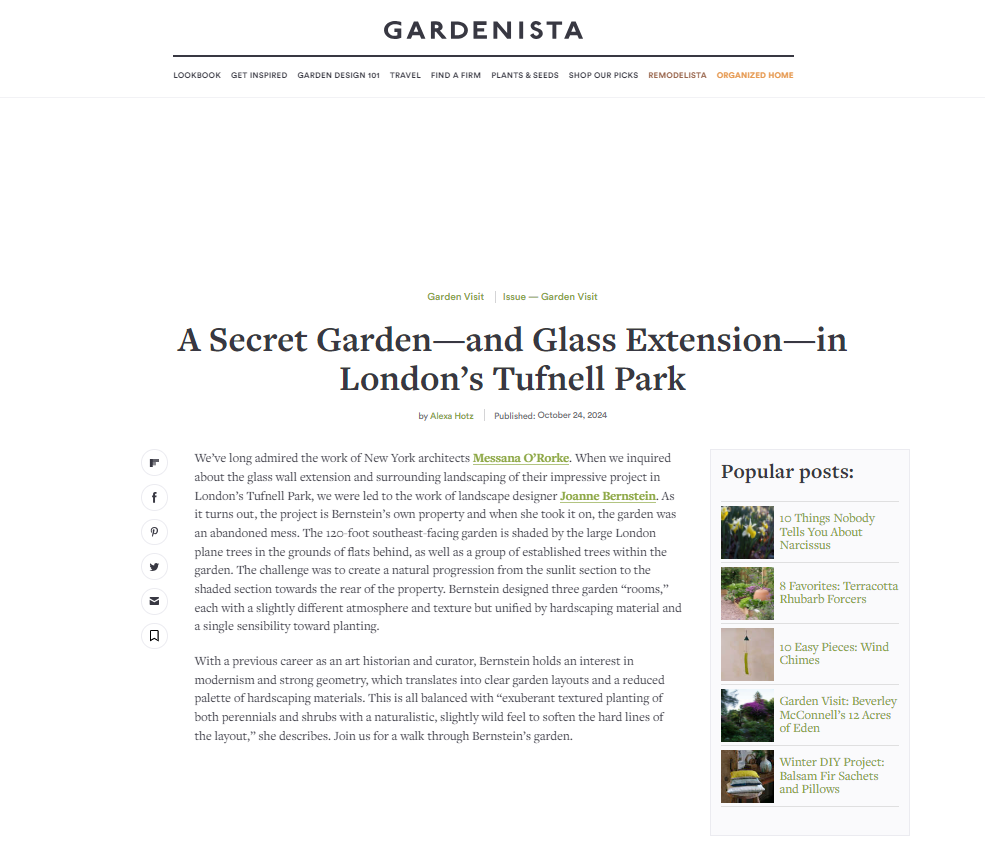 Gardenista, October 2024
