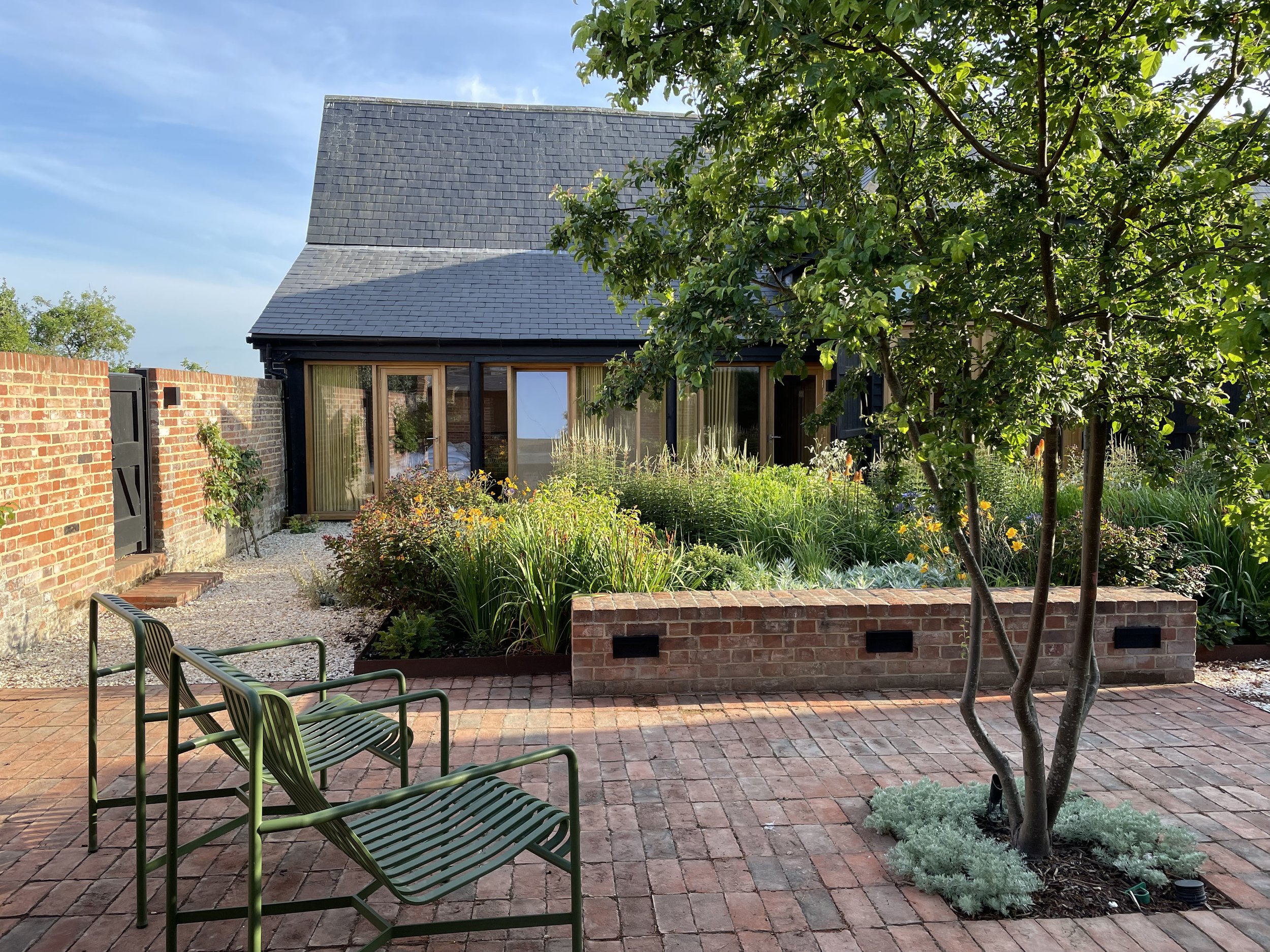 The Courtyard Garden at Jankes Barn