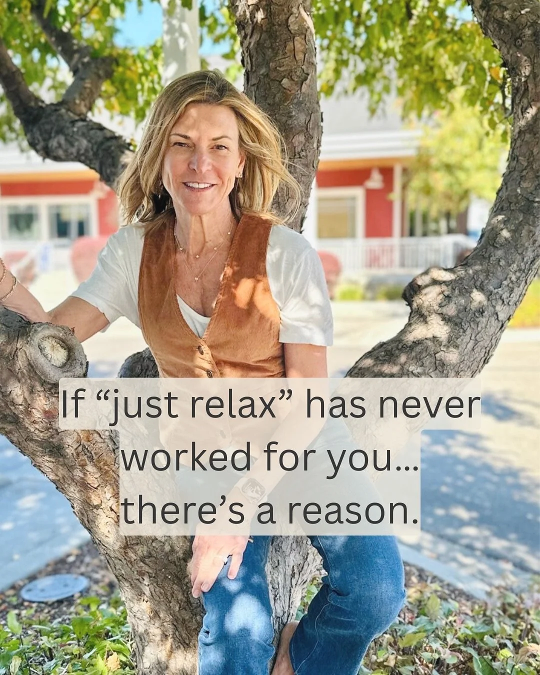 If &ldquo;just relax&rdquo; has never worked for you, there&rsquo;s a reason.

Your body has simply gotten used to living in go-mode.

And when high alert becomes your normal, calm can feel unfamiliar, even uncomfortable.

That&rsquo;s why your mind 