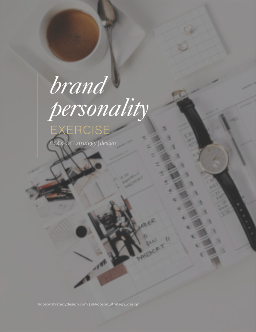 Brand Personality an exercise for Small Business