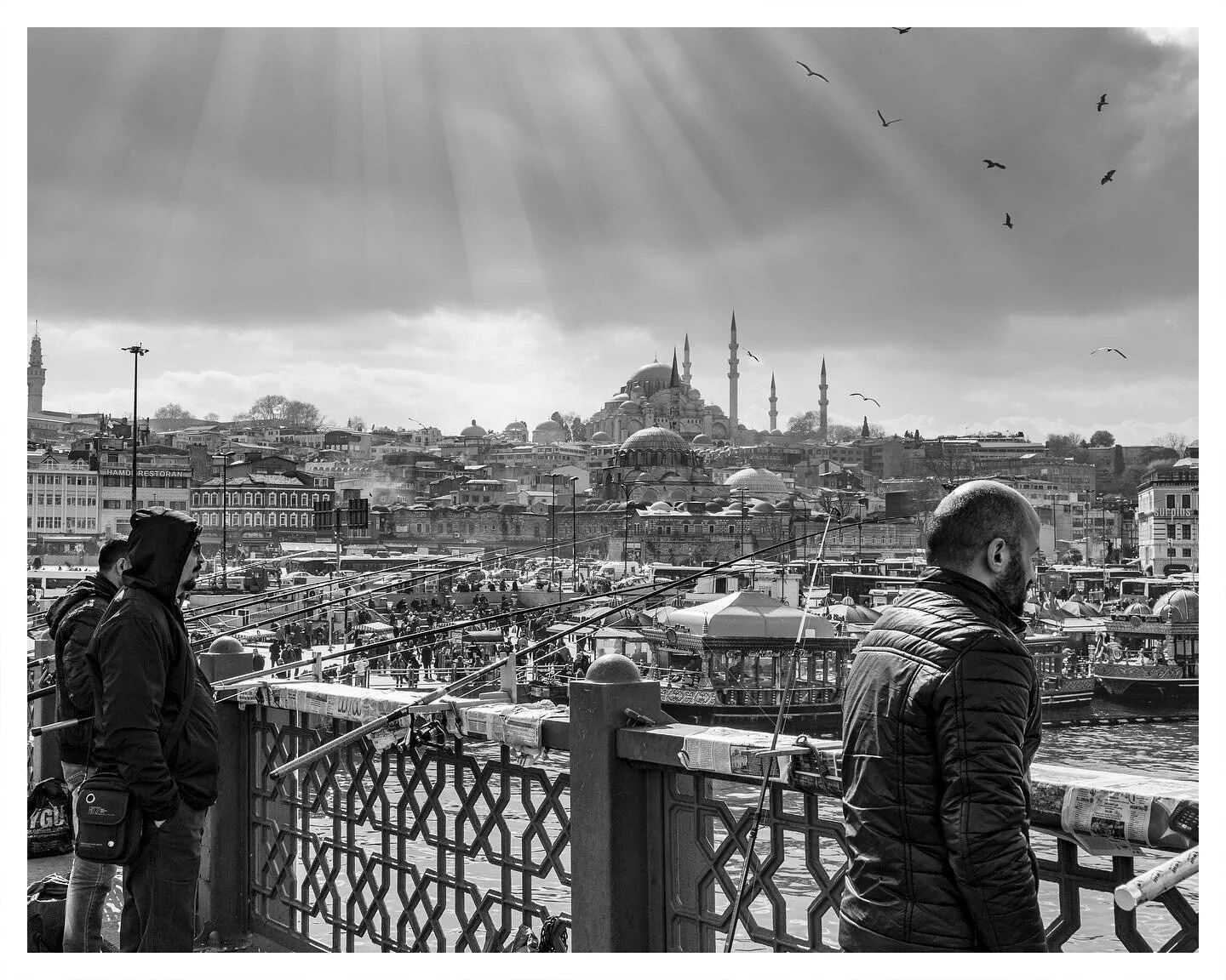 Bosphorus Fishermen - Fishing off the Galata Bridge - Istanbul. 

#amateurphotography #amateurphotographer #amateurphoto #amateurphotos #photography #landscapephotography #rawphotography 
#photooftheday #foto #instagram #instalike #travelphotography 