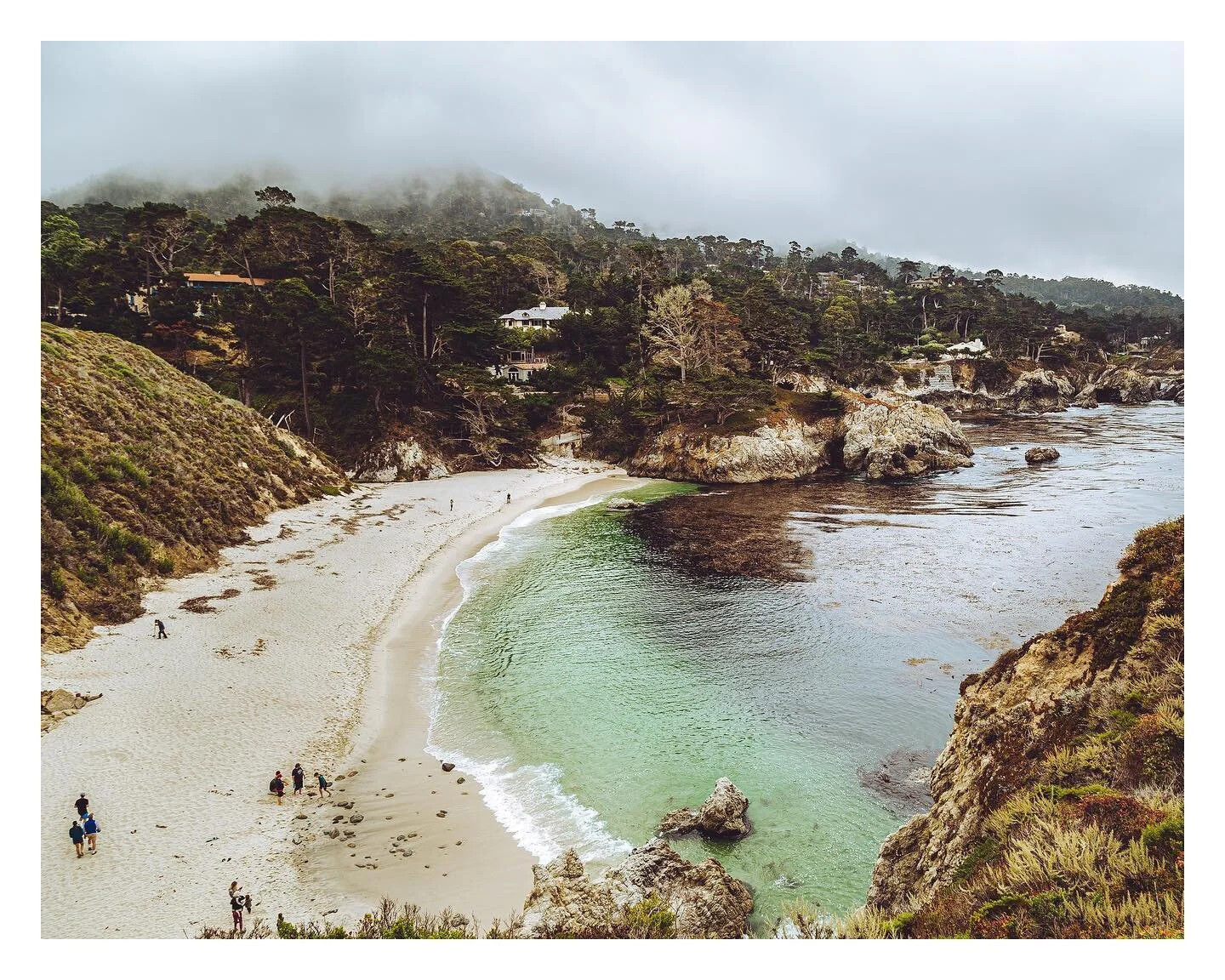 Emerald Sea - The Californian Coast serves up sunning scenes. The colour of the water (from the murky black to the emerald green) against the white sand beaches really provides for amazing spectacles. That with the amazing forest backdrop and frequen