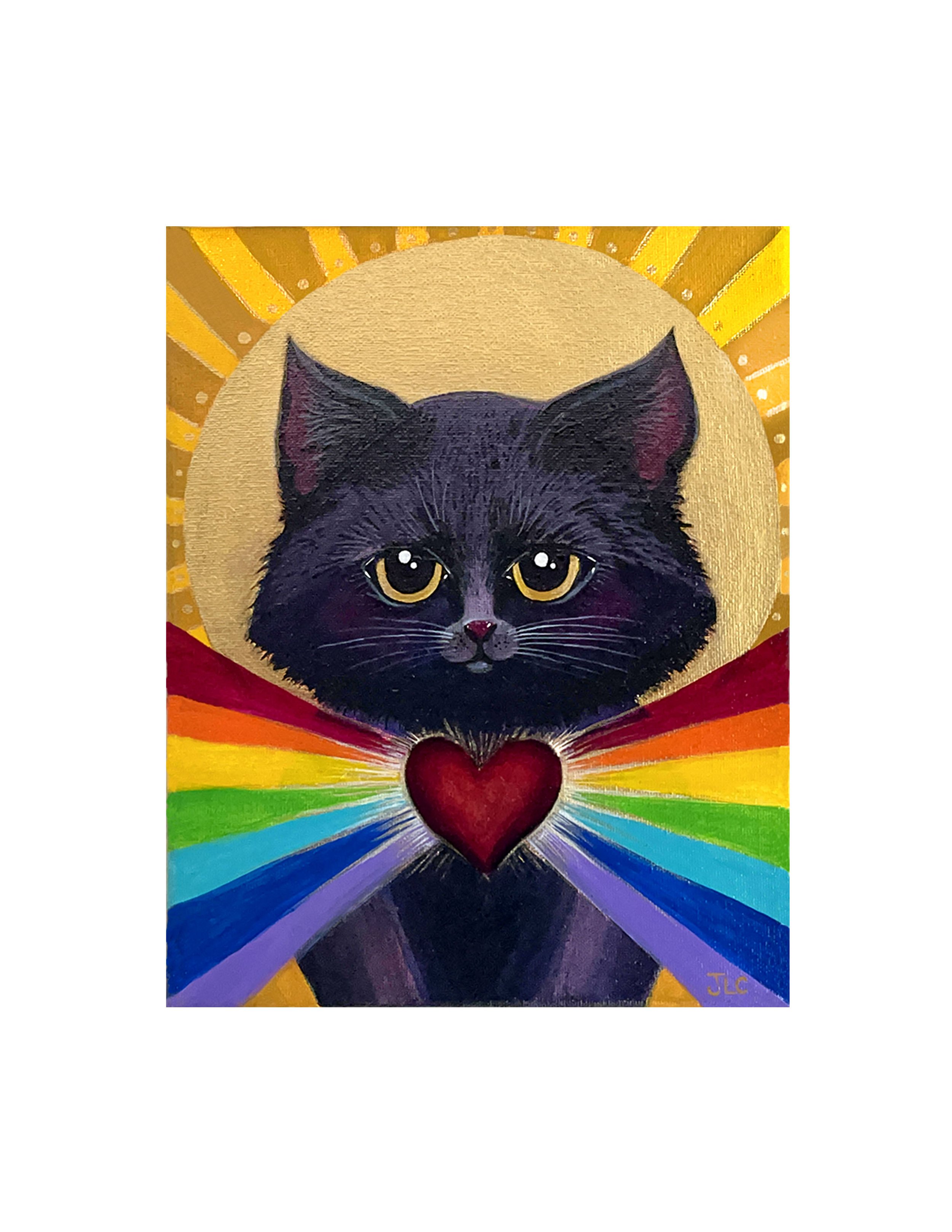 Black cat Heart light 5x7.jpg