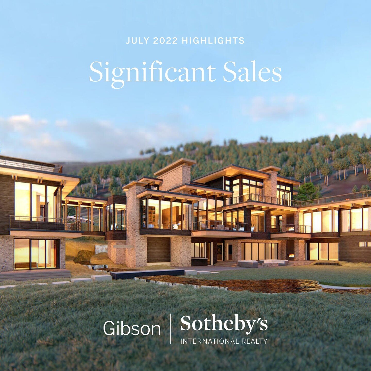 Significant Sales: July 2022 Highlights⁠
⁠
From a US$58M sale in The Bahamas to a US$22.5M sale in Park City, Utah, here are five sales represented by the Sotheby&rsquo;s International Realty&reg; global network in June. Promotional assets are availa