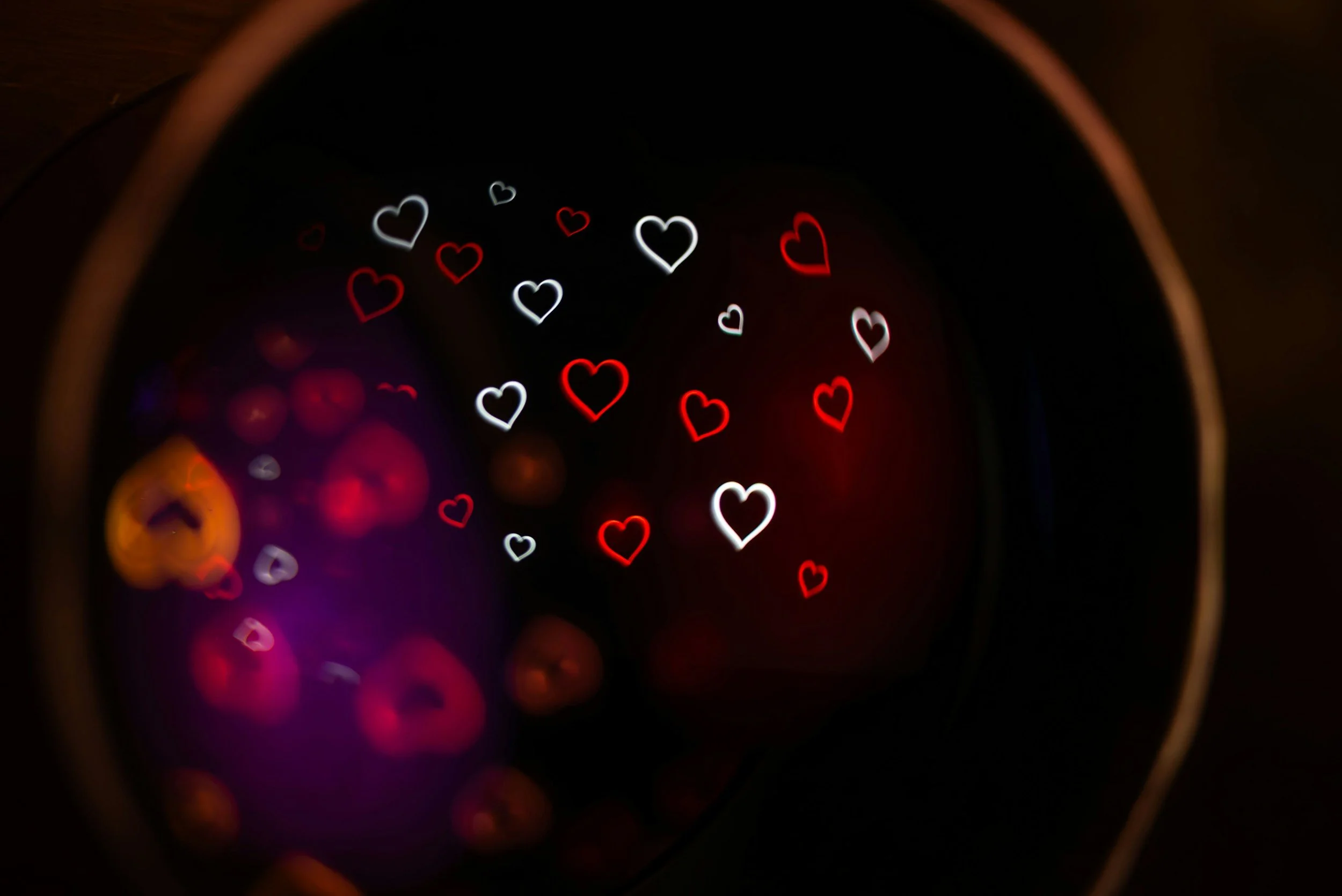 With the eye of the heart