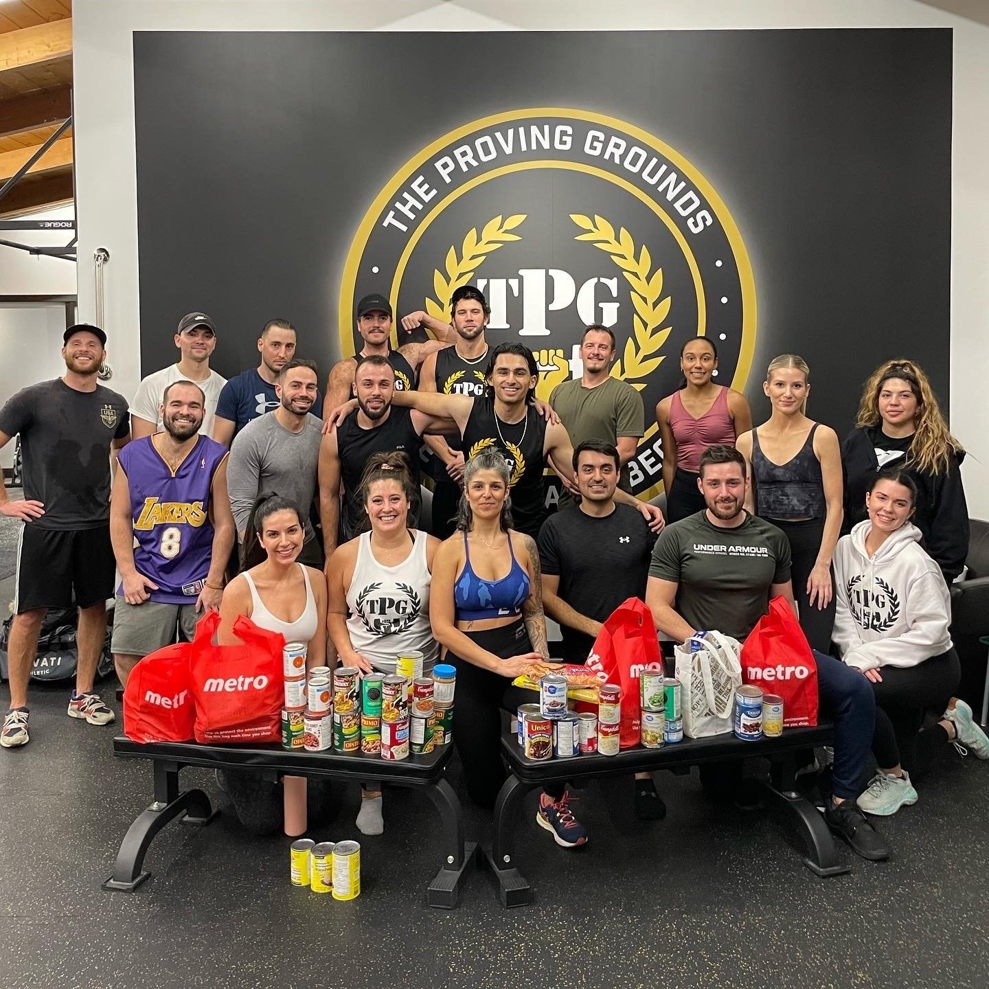 Charity workout for Ottawa's Foodbank 