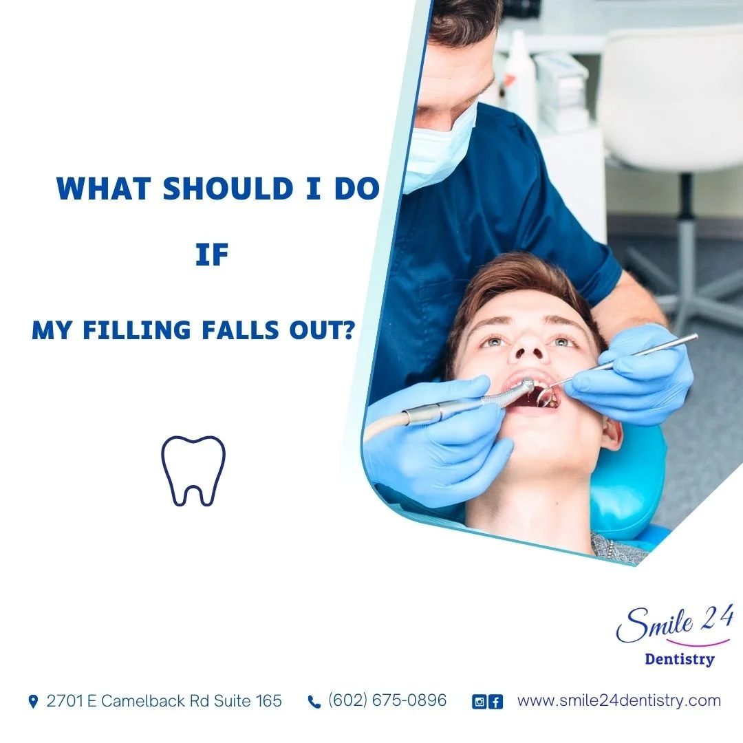 What should I do if my filling falls out