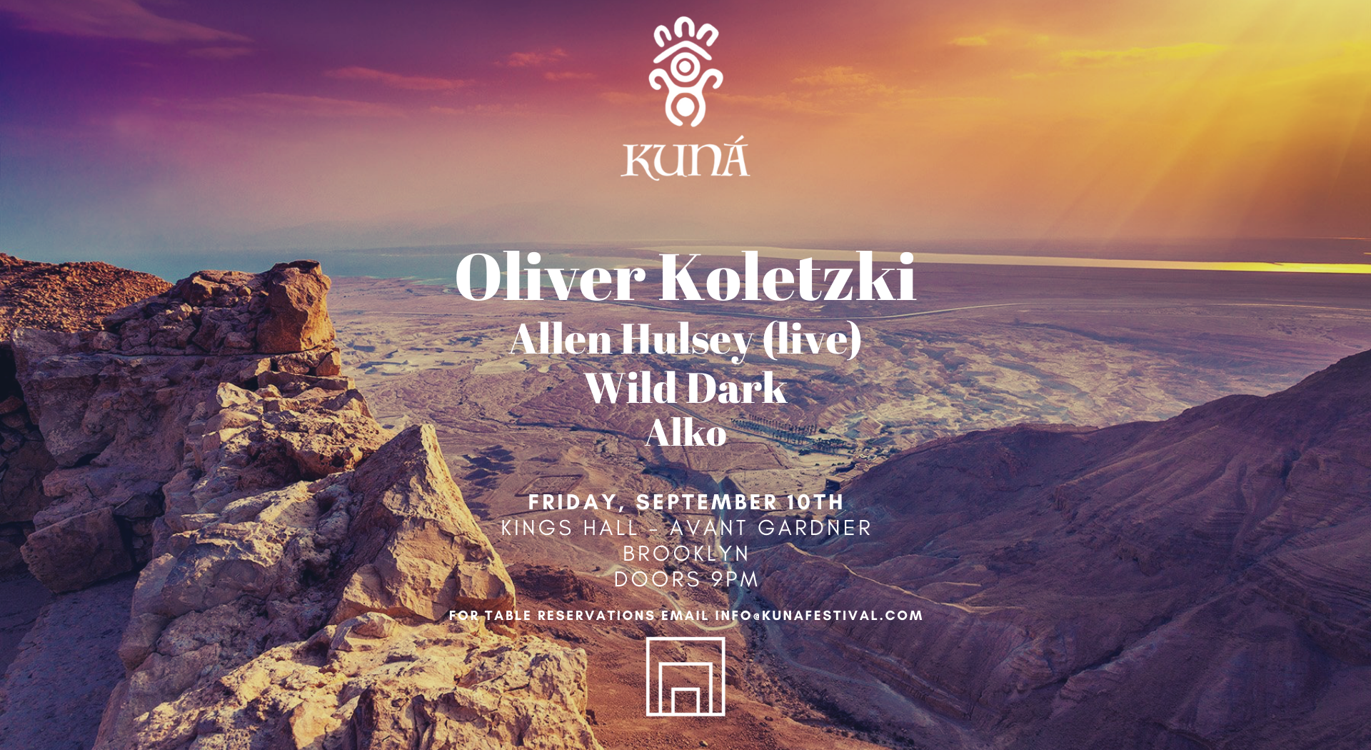 KUNÁ INVITES OLIVER KOLETZKI & ALLEN HULSEY