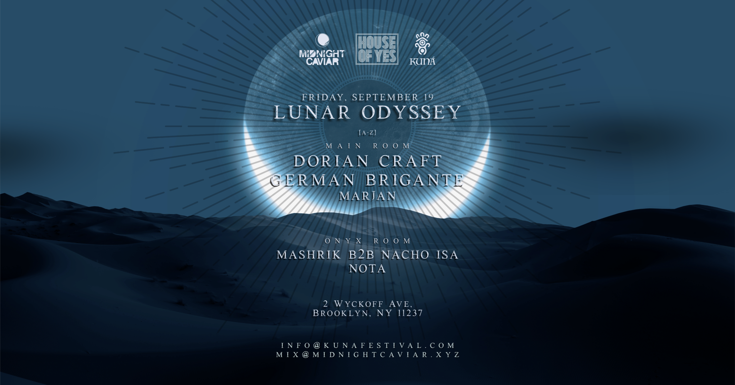 Lunar Odyssey @ House Of Yes
