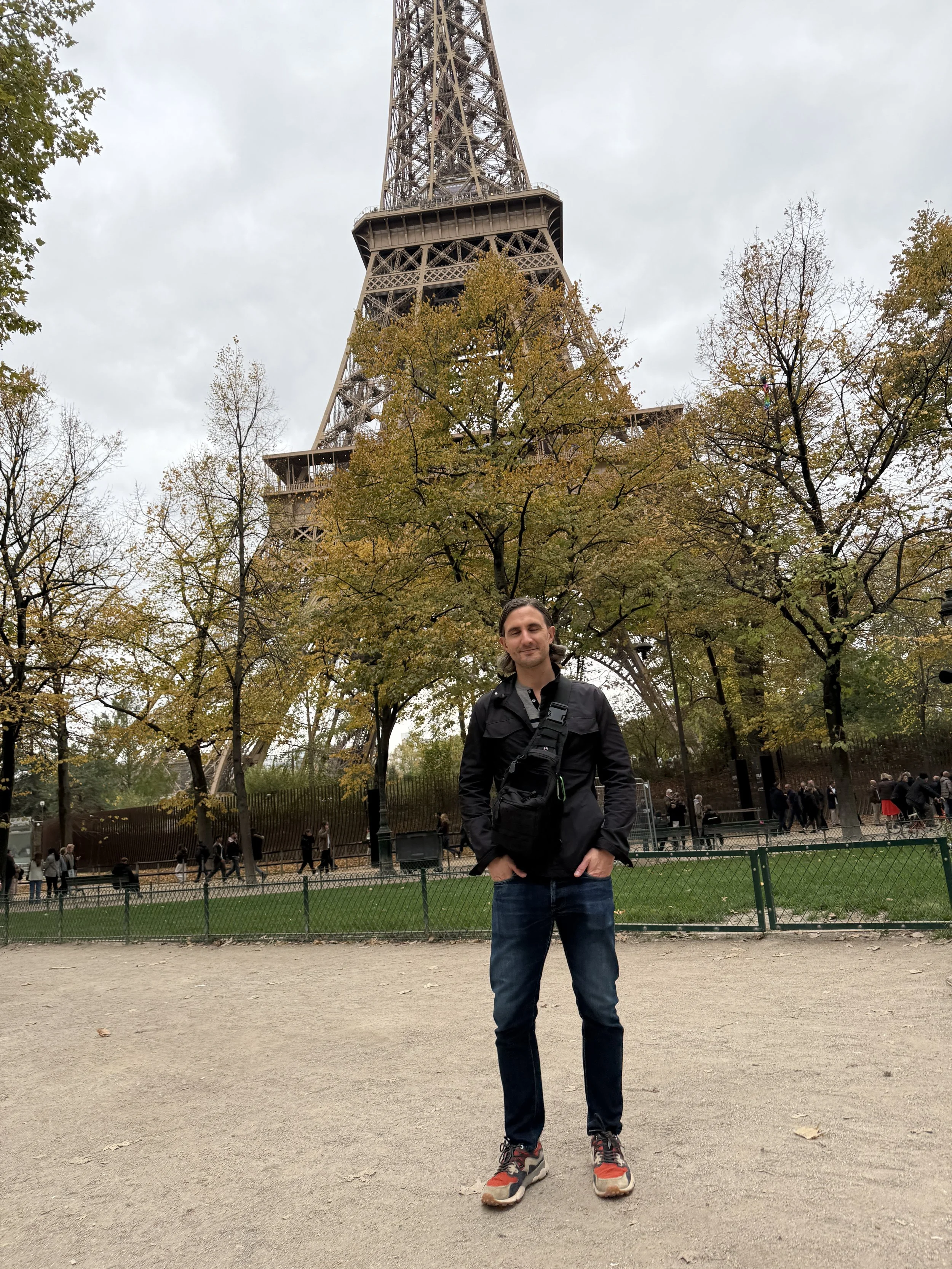 Arriving At The Eiffel Tower