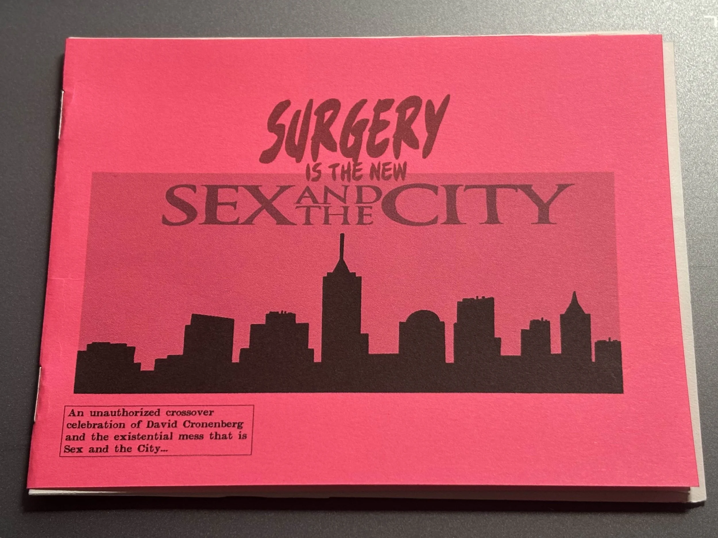 Surgery is the new Sex and the City Zine sample 1 