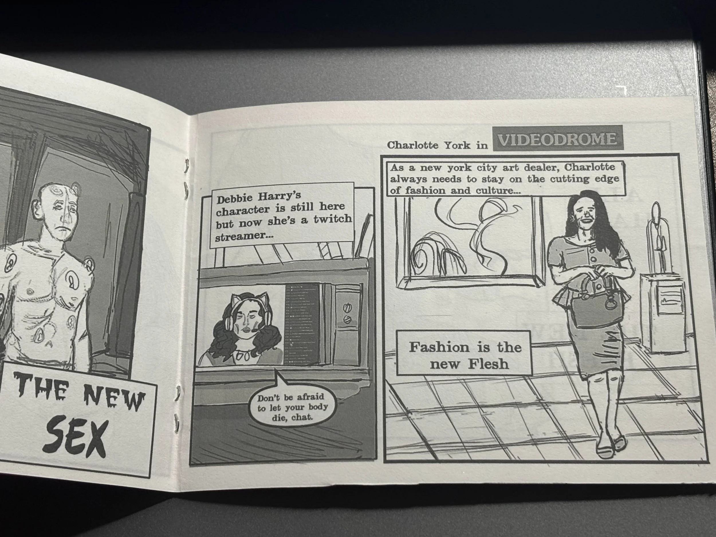 Surgery is the New Sex in the city Zine sample 2