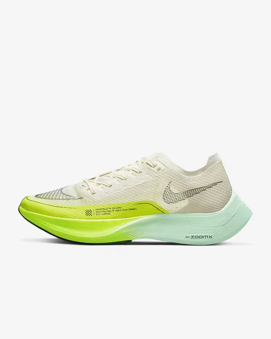 Nike ZoomX Vaporfly NEXT% 2 white, and neon s-l400.jpg main image 2