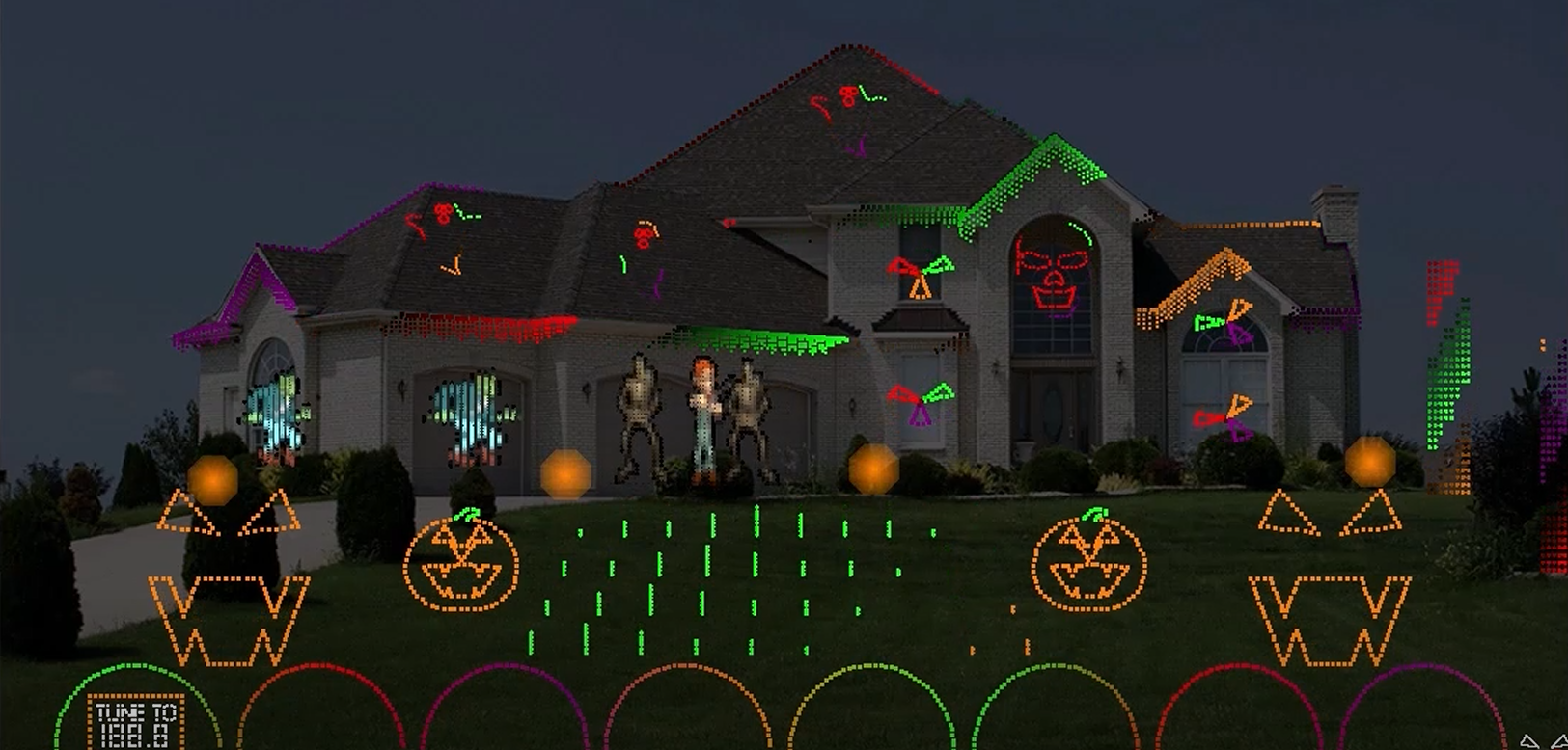 Music-Synced Halloween Lights