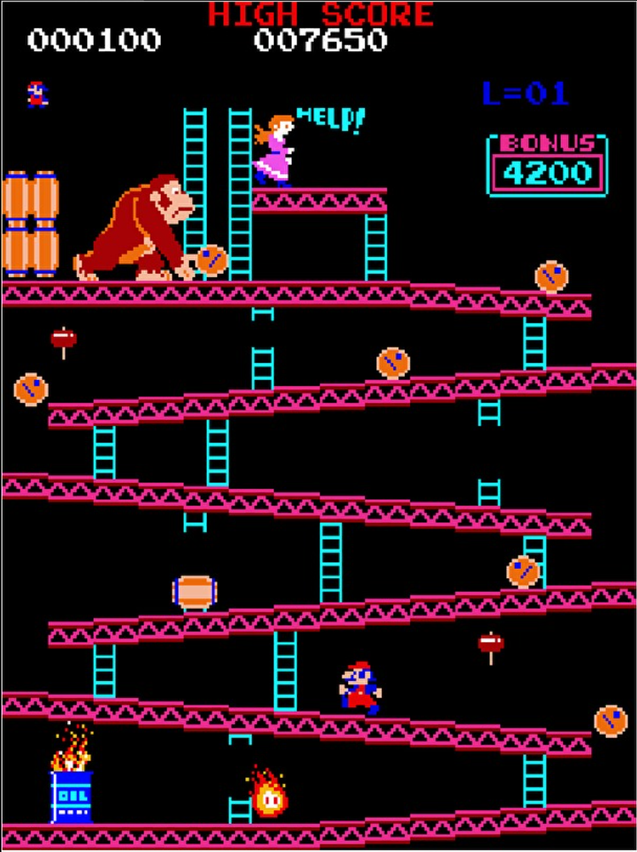 it8Bit — Donkey Kong Arcade Shigeru Miyamoto Art by Ivan