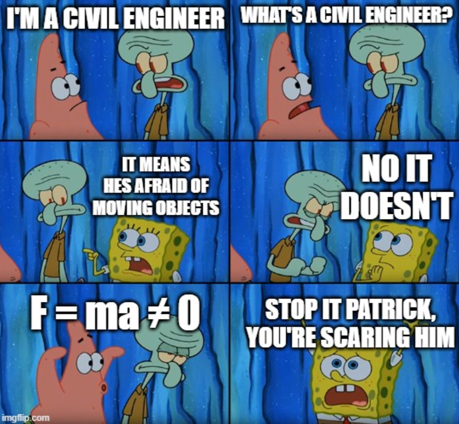 Good ol' dirt, concrete, and steel