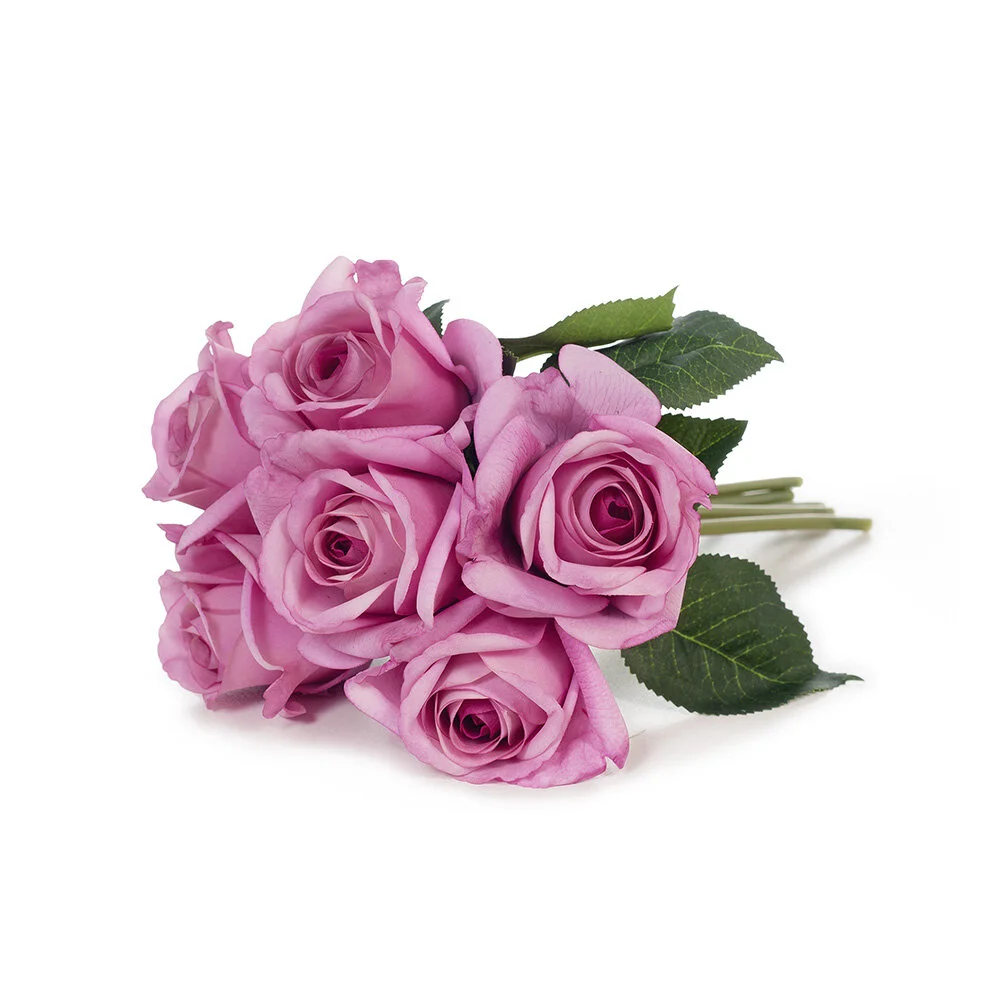 Mauve Rose Posy 28cm