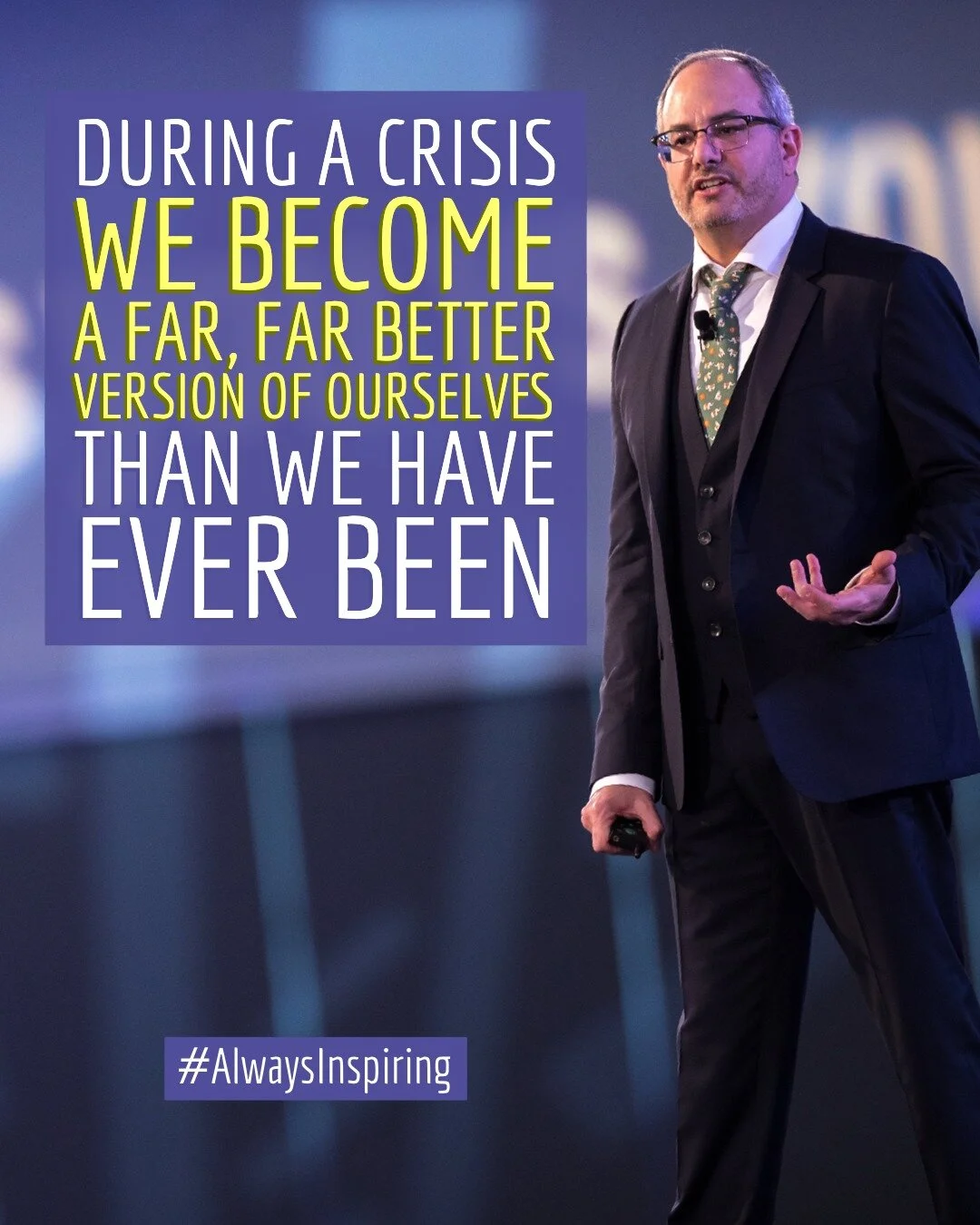 During a Crisis We Become a Far, Far Better Person