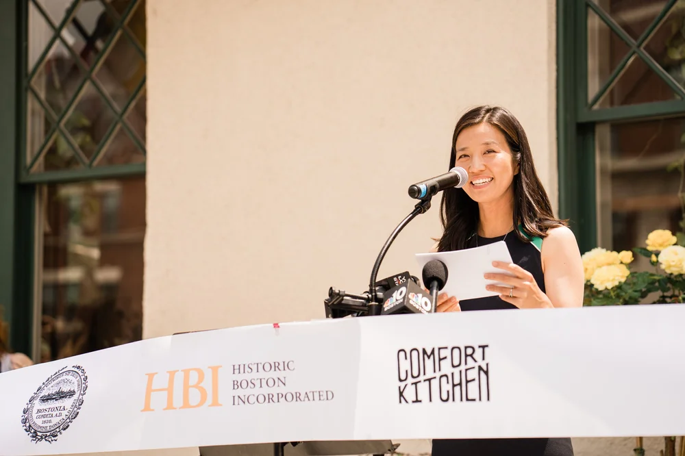 Photos: Ribbon-Cutting with Historic Boston, Mayor Wu and Community ...