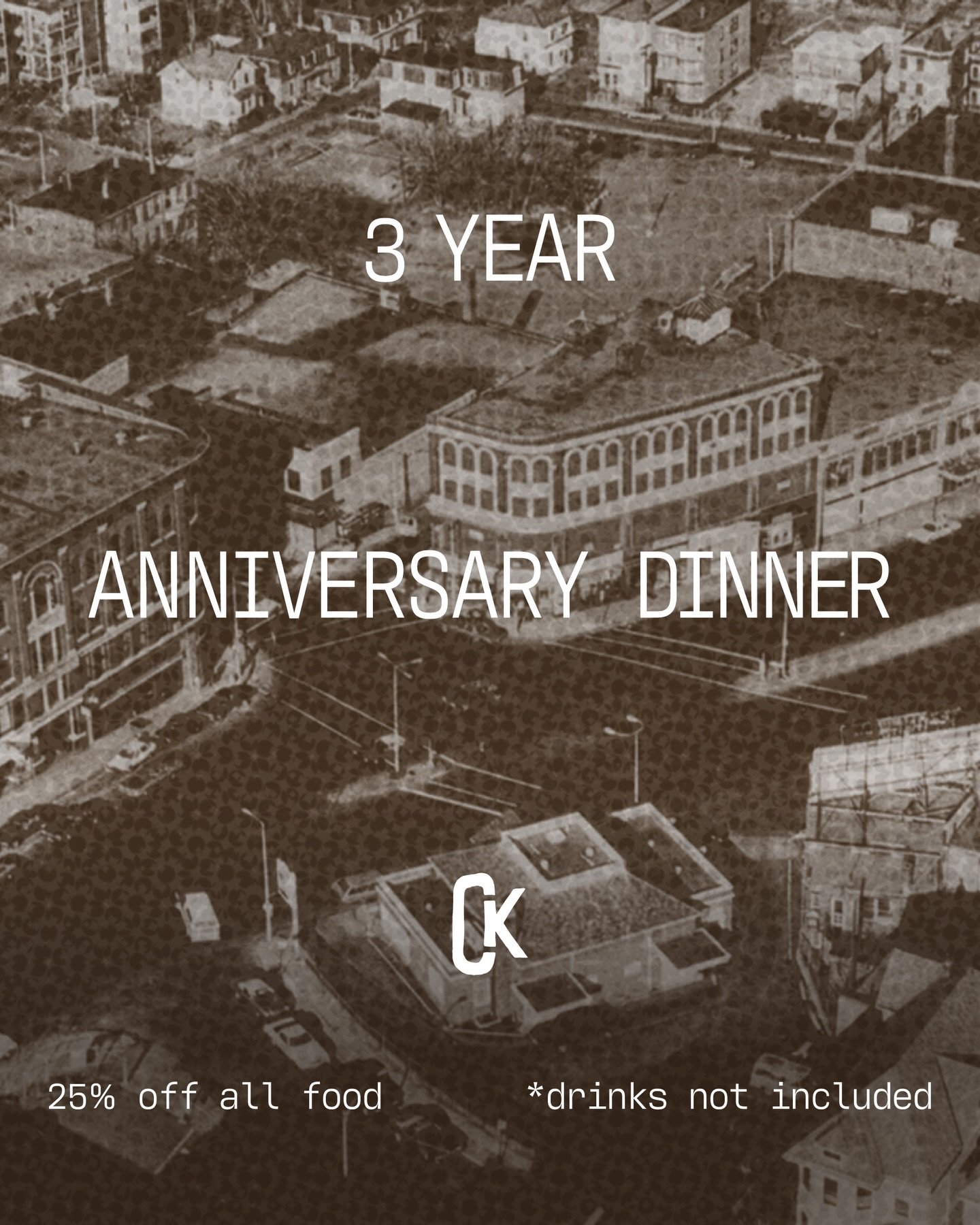 To celebrate 3 Years and give thanks to our community, we&rsquo;re offering 25% off all food on Sunday Feb. 22nd 🎉

Join us for Roots to Rise, an anniversary dinner honoring the past, celebrating the present, and looking toward what&rsquo;s ahead ❤️