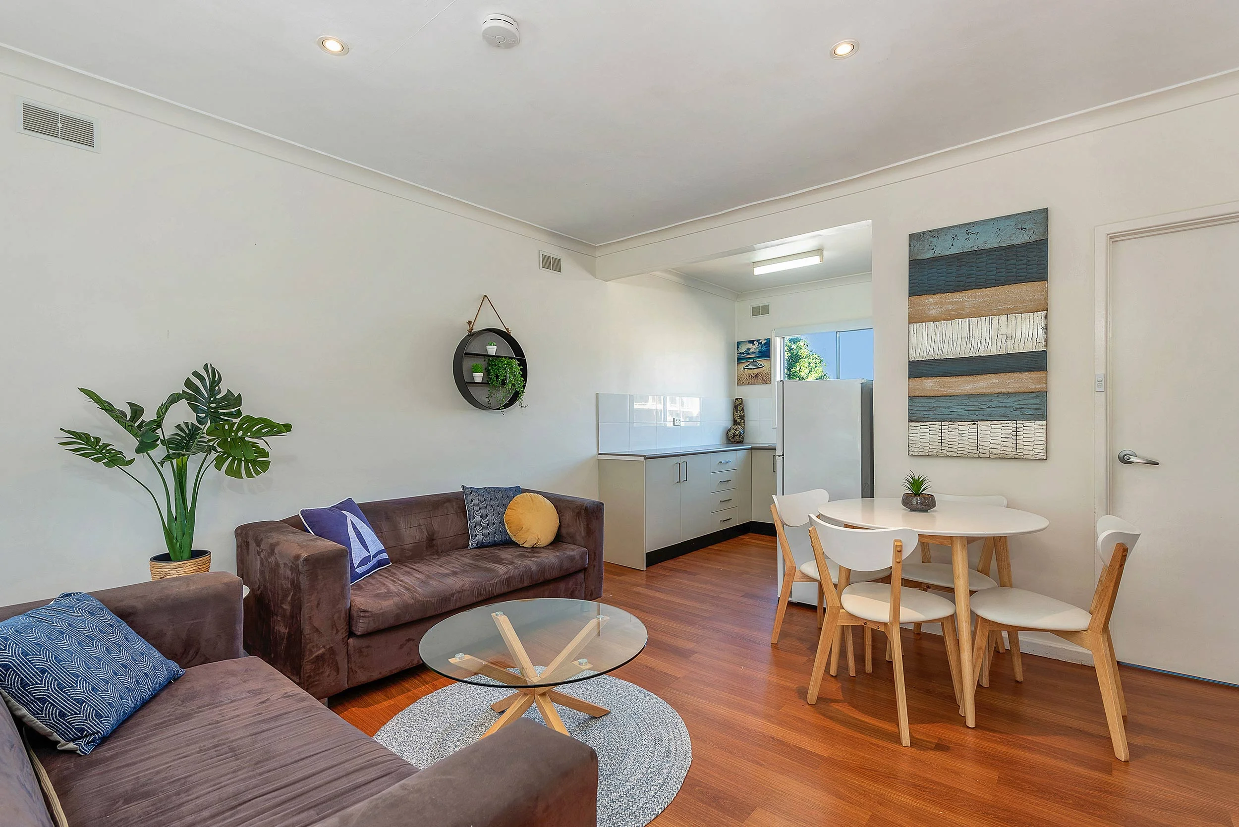 Living and dining area