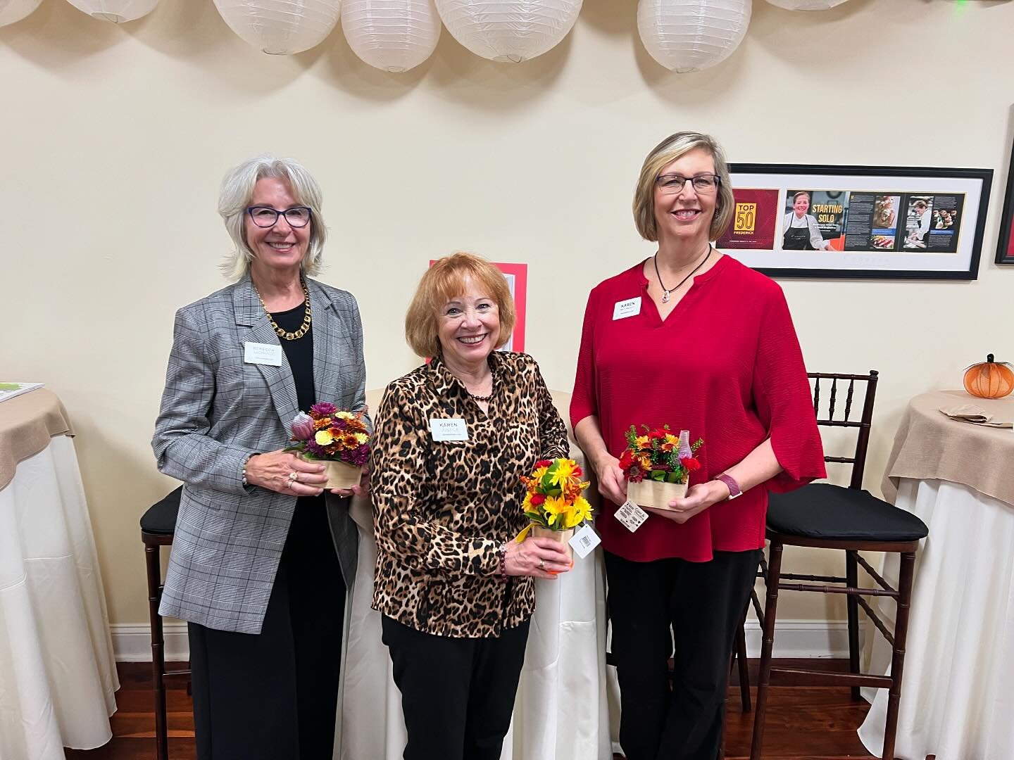 Our presentation for the members of Women Inspiring, Supporting. And Helping of Frederick, MD was a delight this morning. We were gratified to see the number of women who came to hear us share our stories and insights about widowhood. We look forward