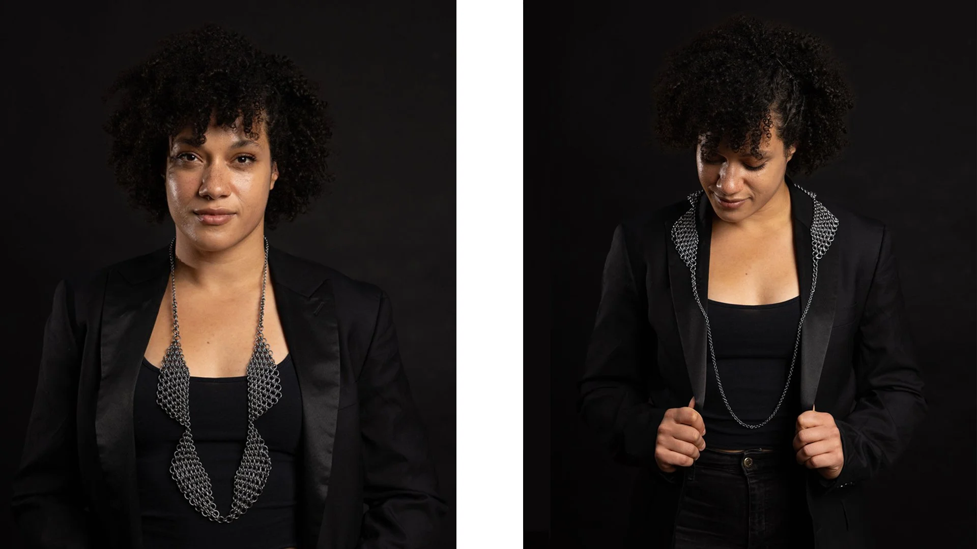Rebekah Frank, Sunday Morning - Encompassing Collar, 2025, model: @nataliamroberts, photo: @lydiadaniller