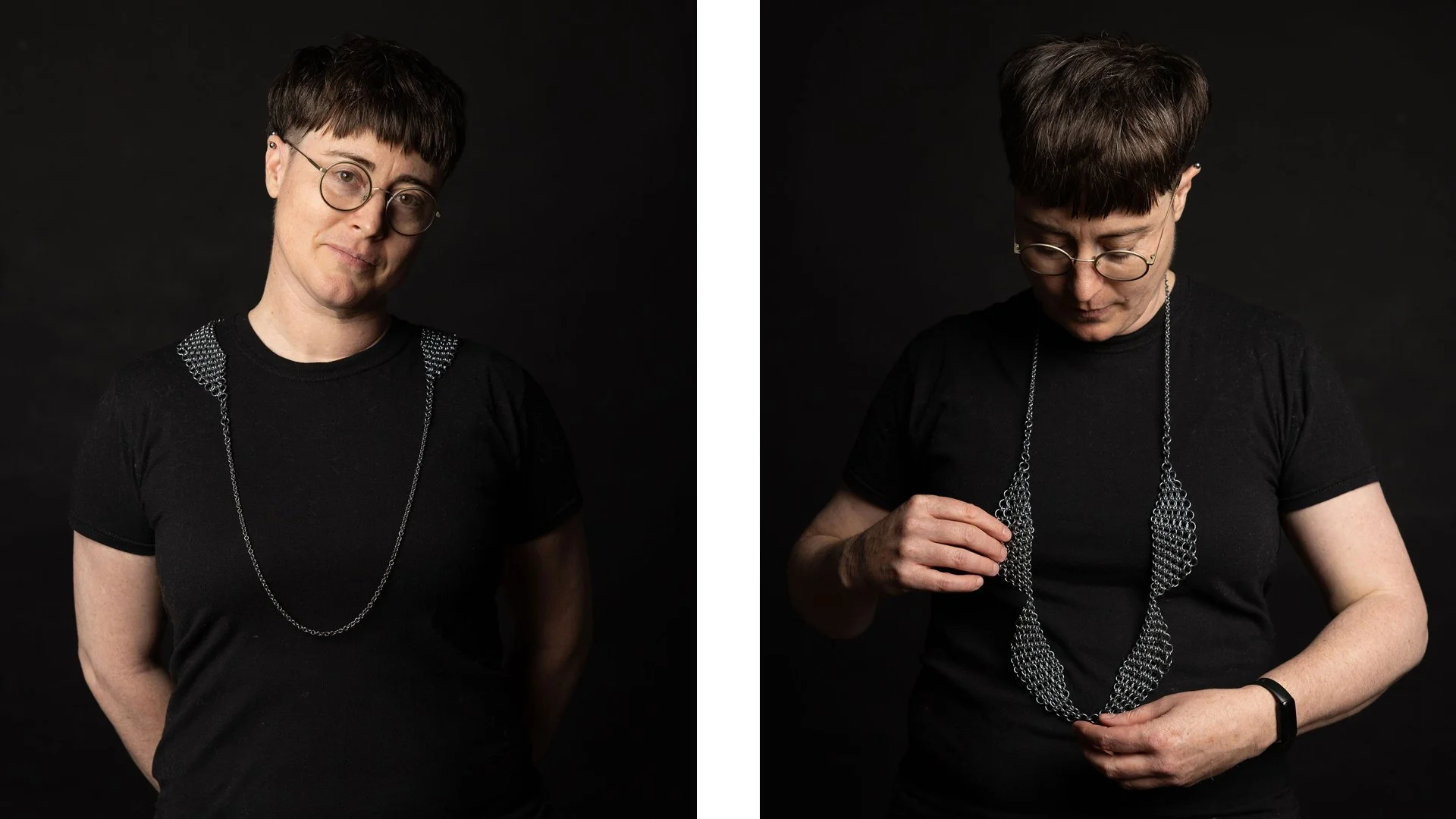 Rebekah Frank, Sunday Morning - Encompassing Collar, 2025, model: @rebekahgailfrank, photo: @lydiadaniller