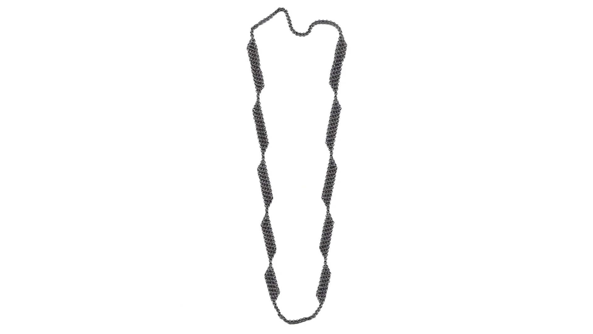 Rebekah Frank, Sunday Morning - Stair Steps, 2025, necklace, steel, edition of 3