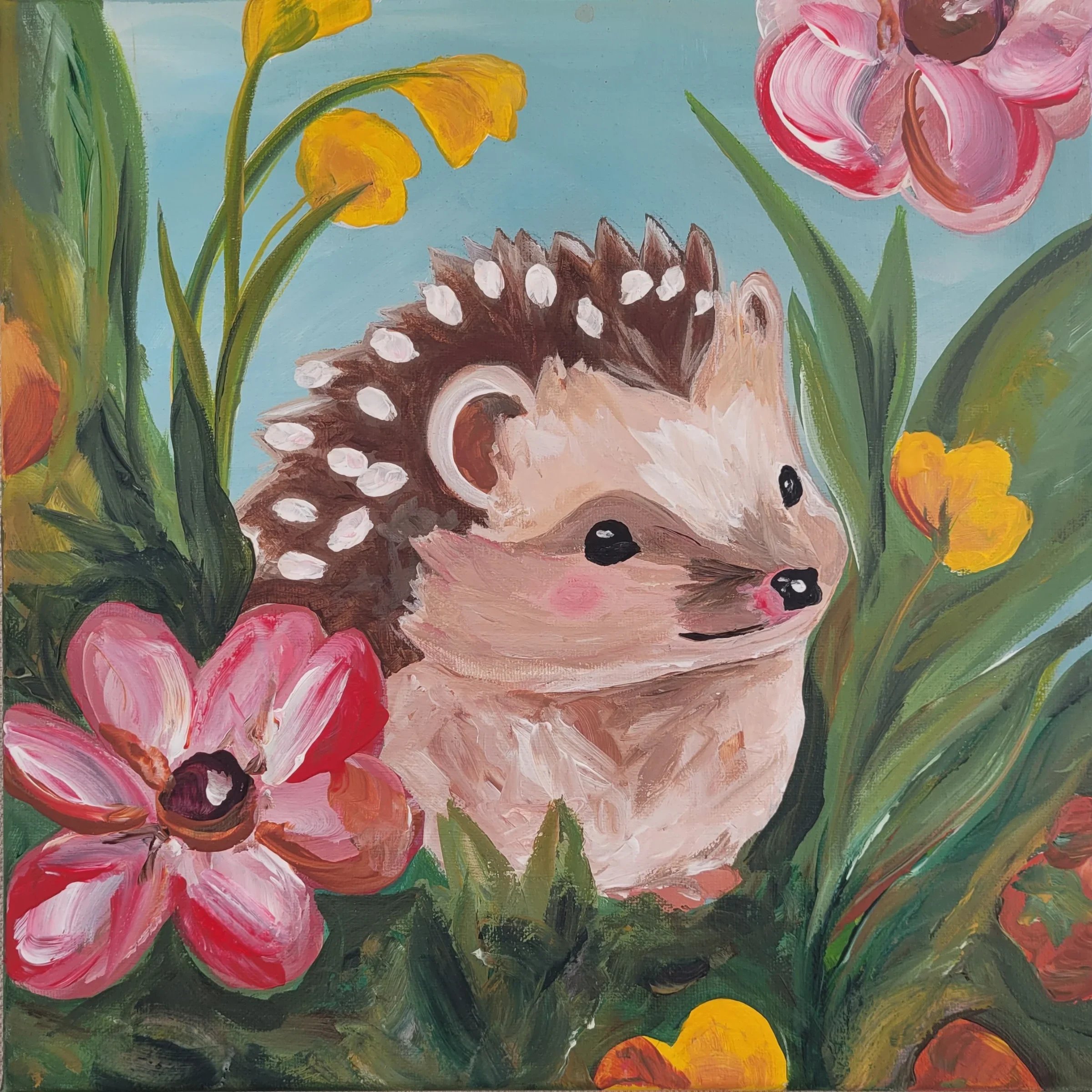 Hedgehog Painting Party
