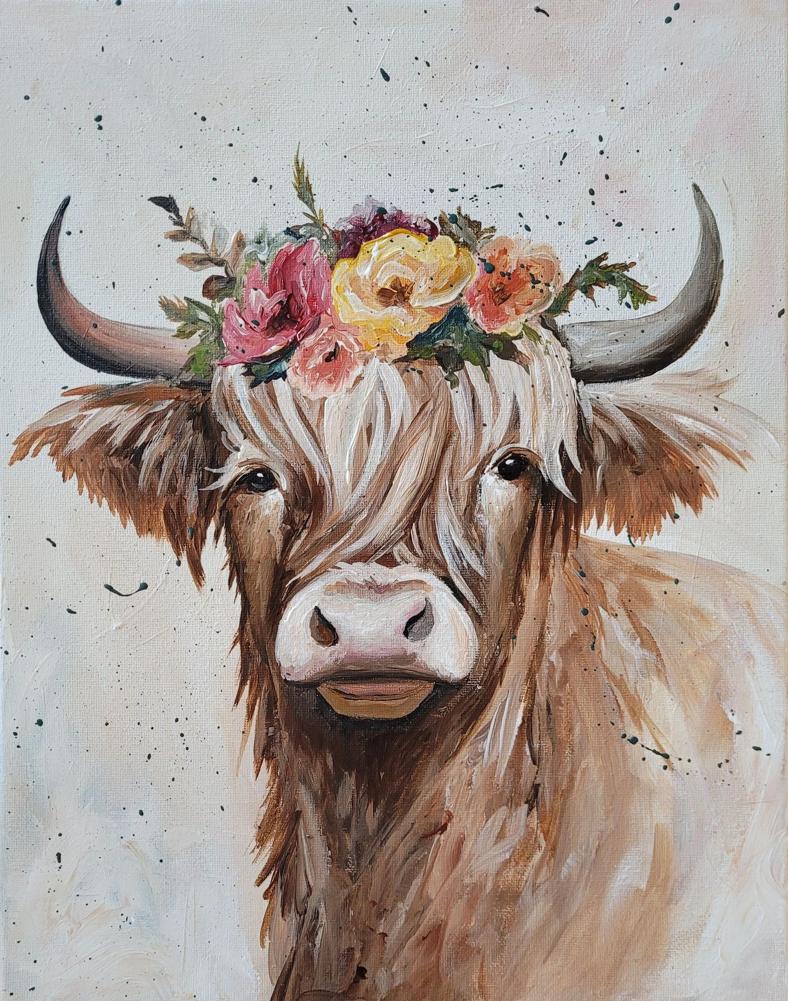Highland Cow Paint &amp; Sip