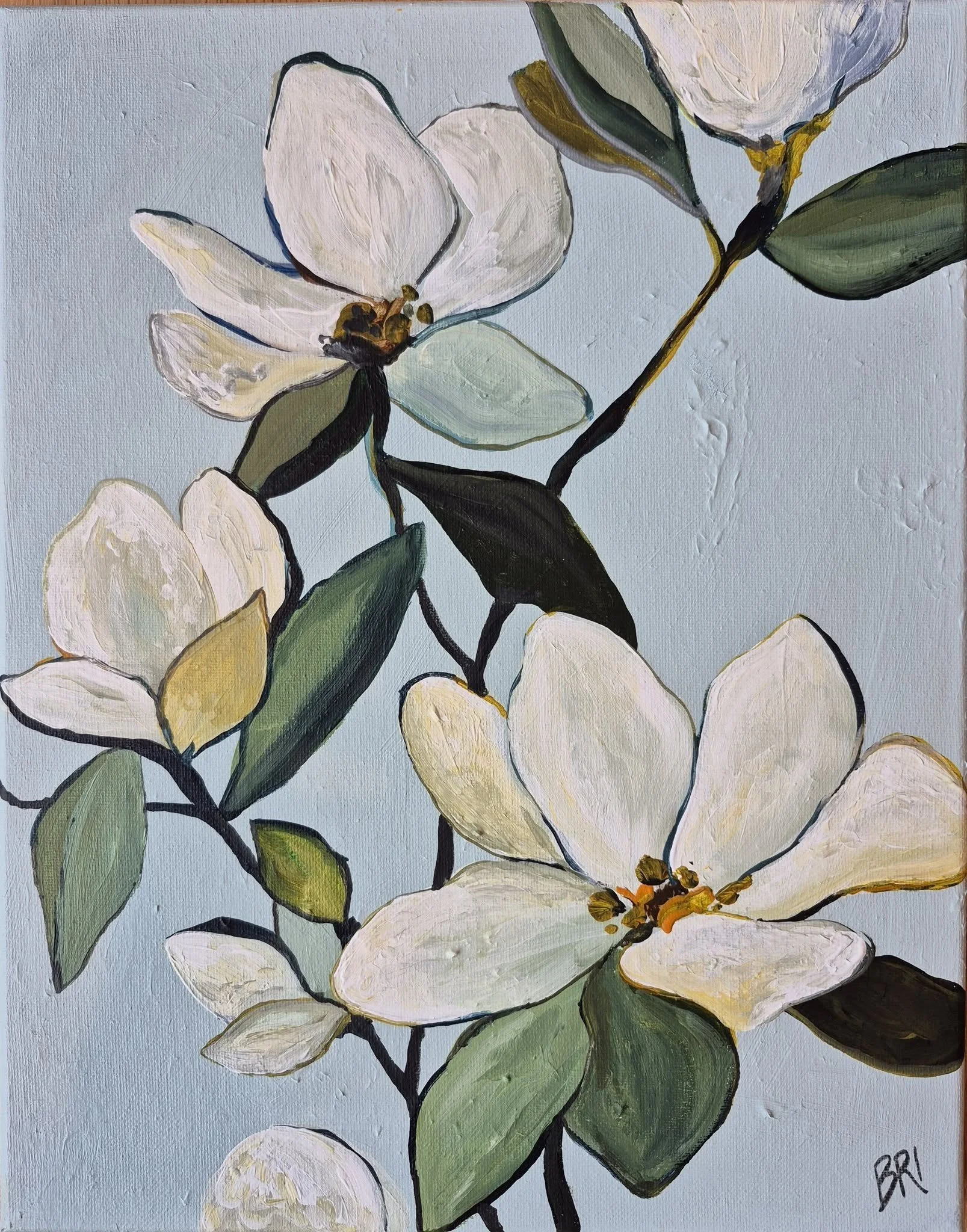 Mother's Day Magnolia Paint &amp; Sip