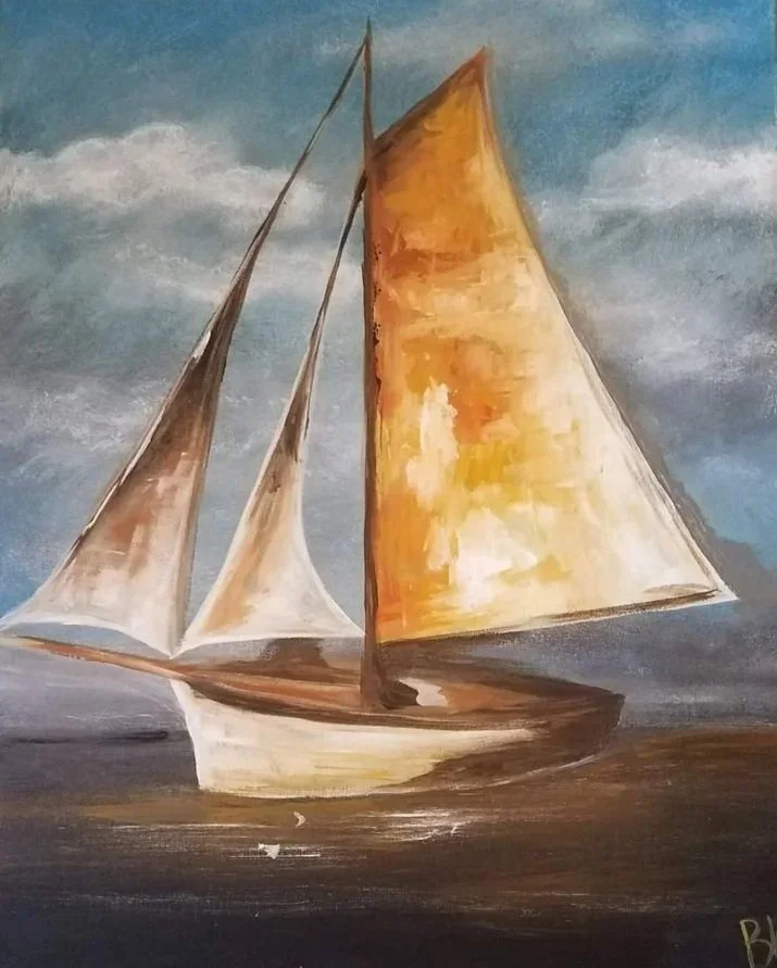 Sailboat Paint &amp; Sip