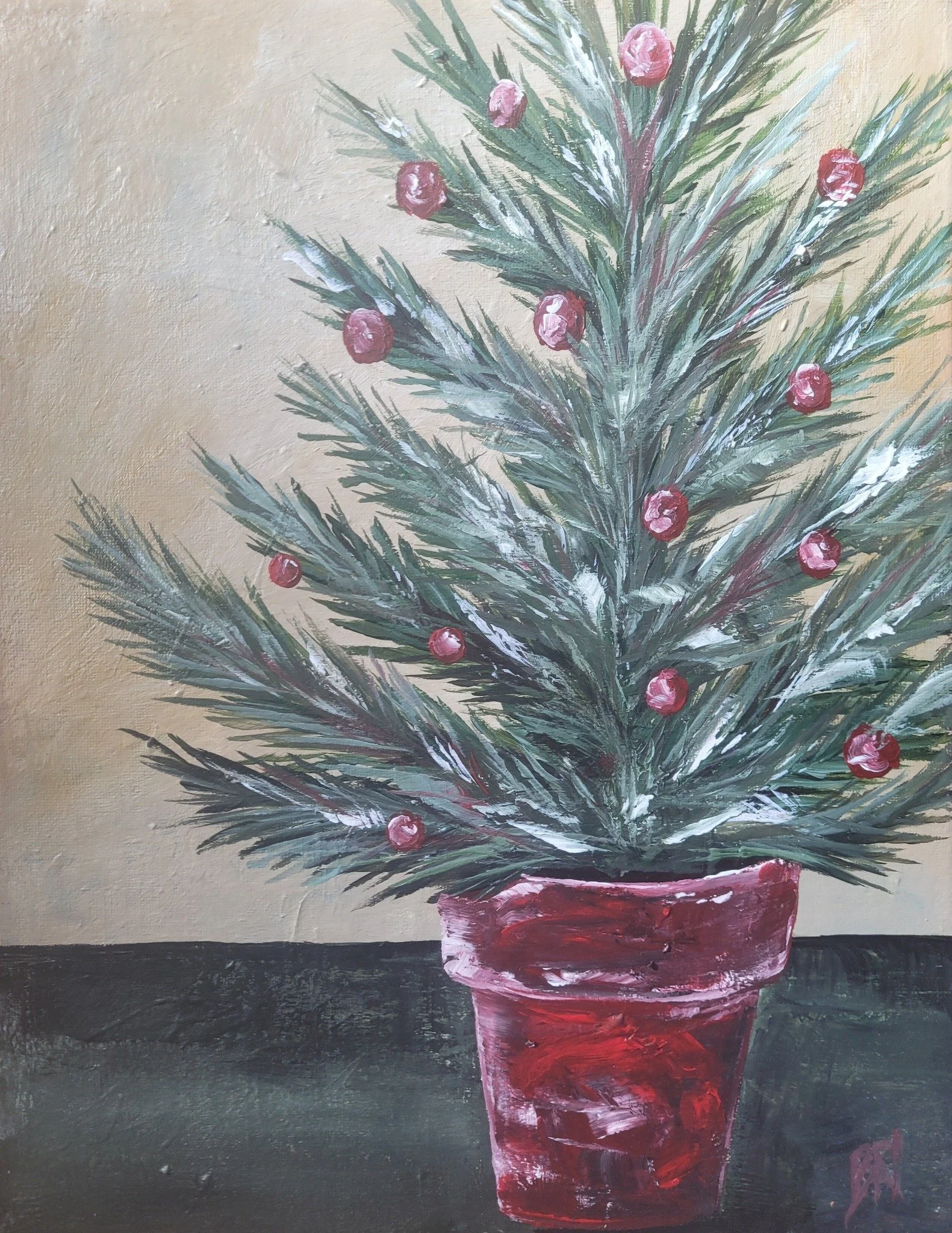 Festive Tree Paint &amp; Sip