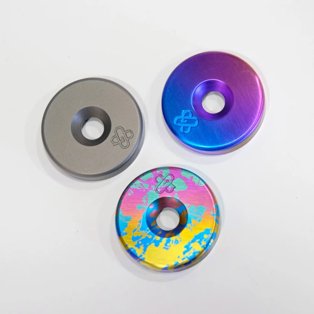 Ogle Component Design Top Cap - Splatter Anodized — agave