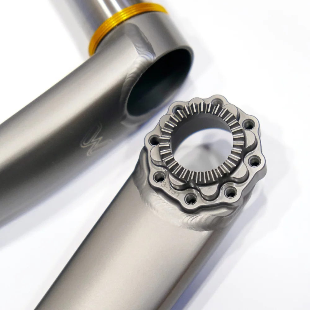 Cane Creek eeWings Crankset 8-Bolt Satin Grey — agave finishworks