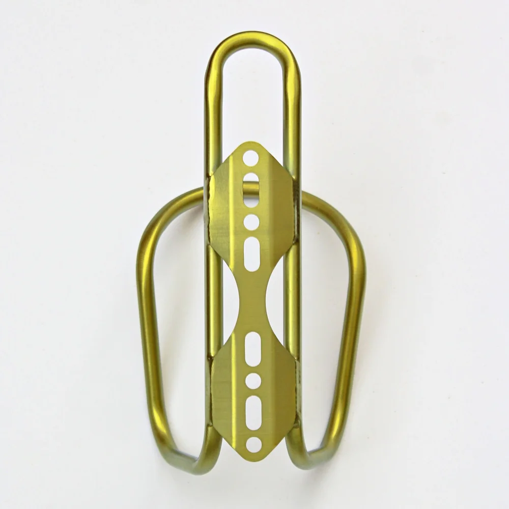 Wolf Tooth Titanium Morse Cage - Anodized Gold — agave finishworks