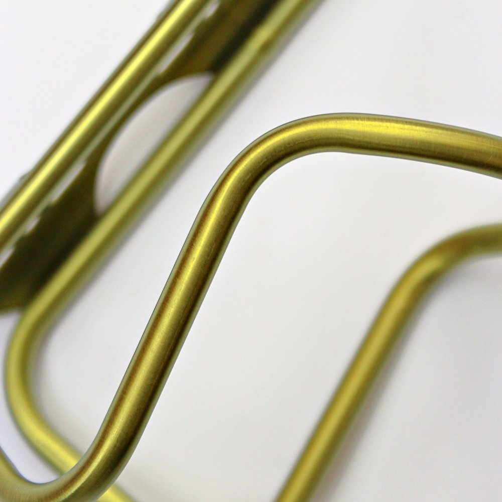 Wolf Tooth Titanium Morse Cage - Anodized Gold — agave finishworks